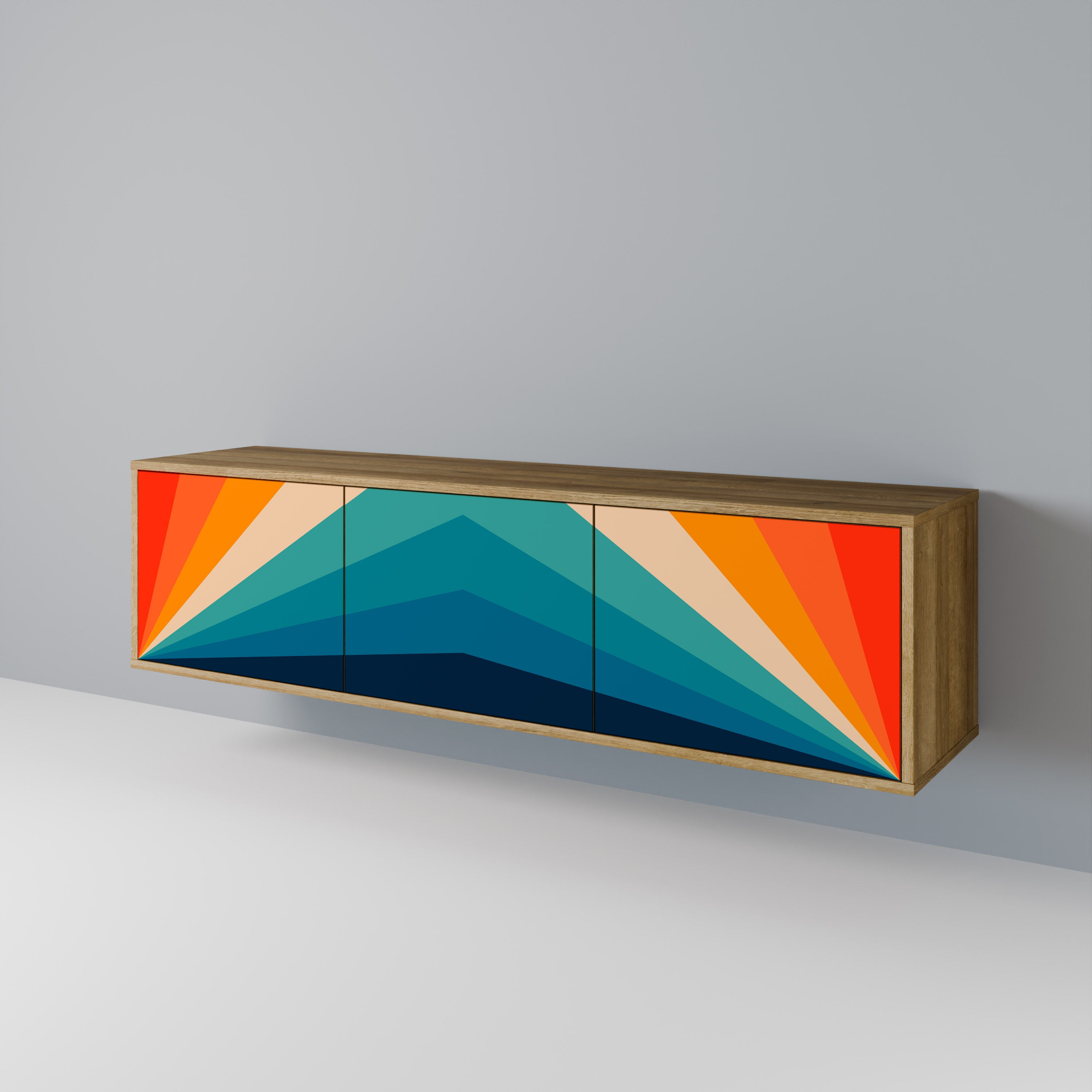 PRISM CONCUSSION 3-Door TV Cabinet