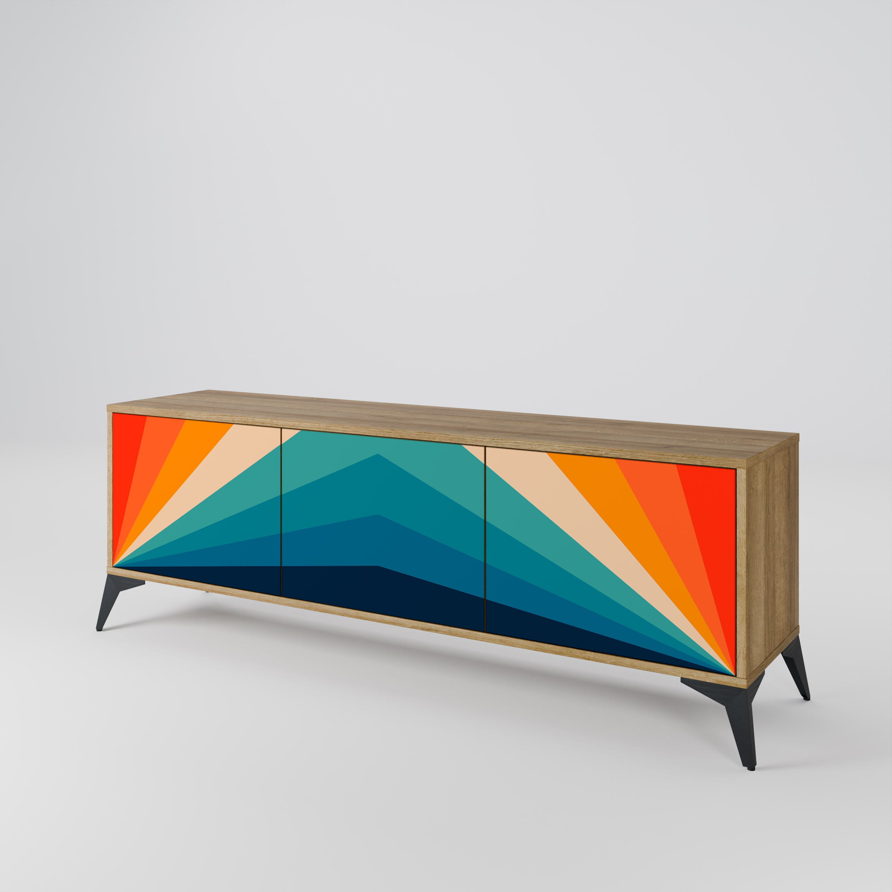 PRISM CONCUSSION 3-Door TV Cabinet