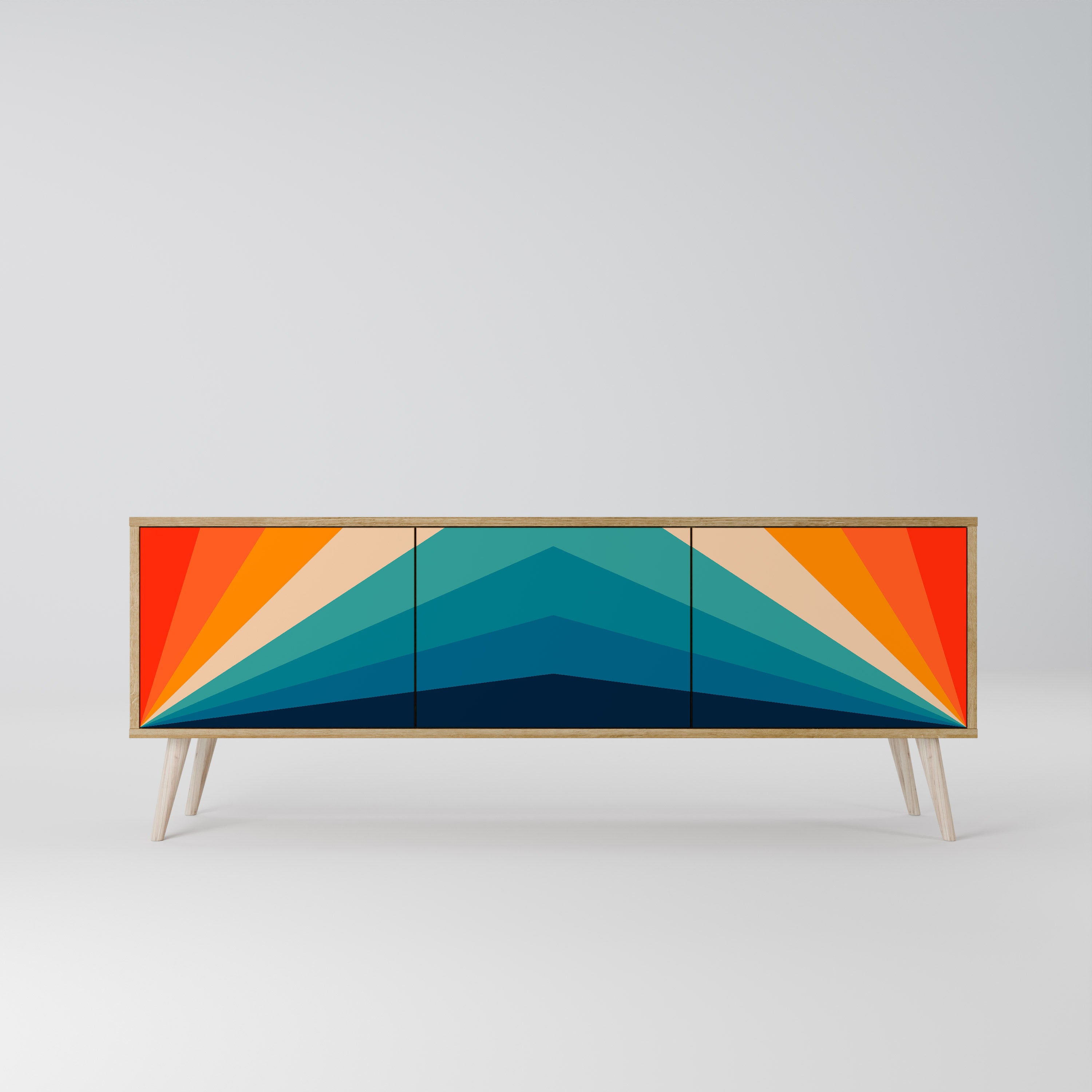 PRISM CONCUSSION 3-Door TV Cabinet