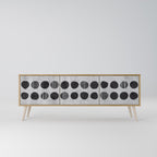 GHOSTLY GRADIENTS Mueble de TV de 3 Puertas