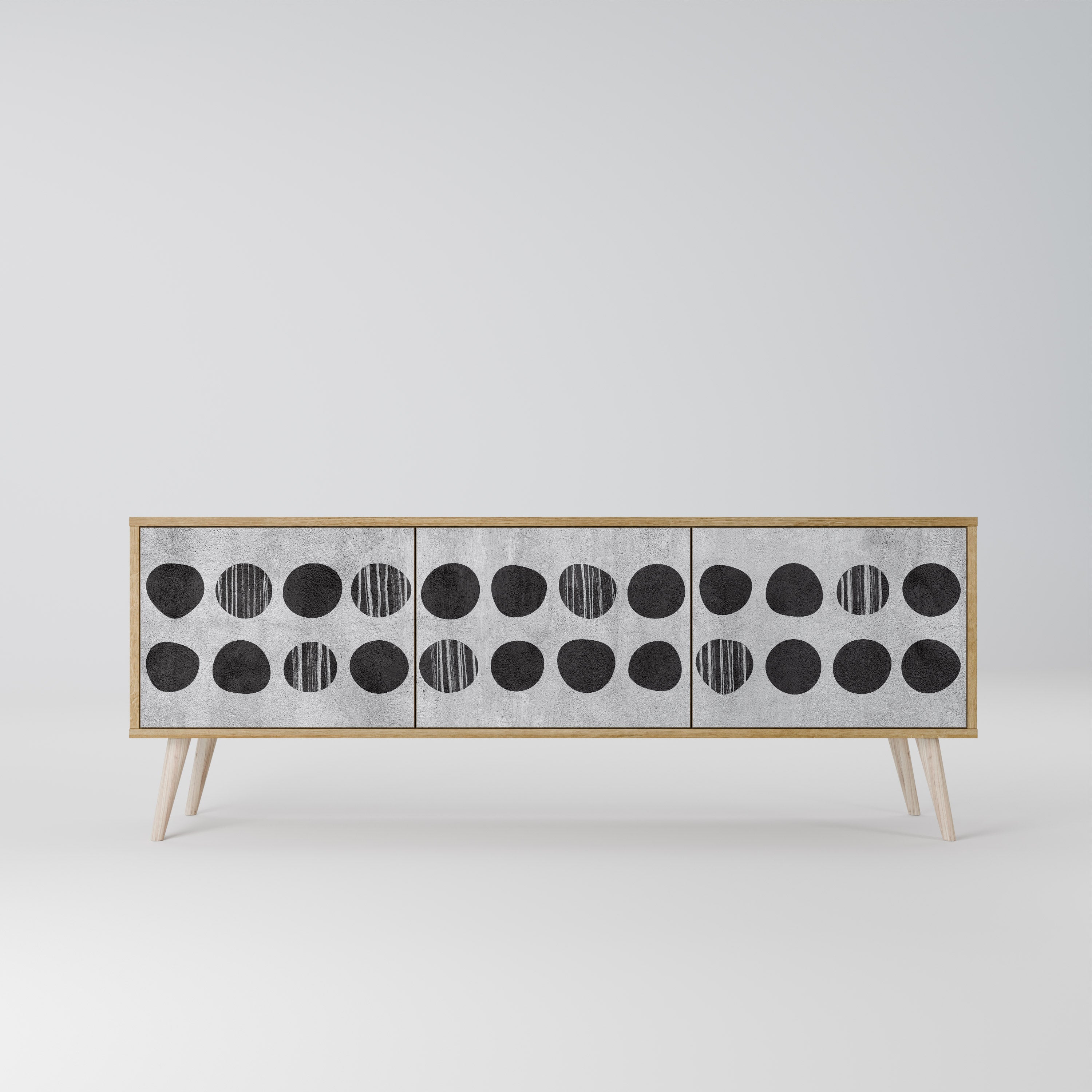 GHOSTLY GRADIENTS 3-Door TV Cabinet