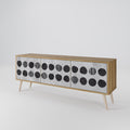 GHOSTLY GRADIENTS Mueble de TV de 3 Puertas