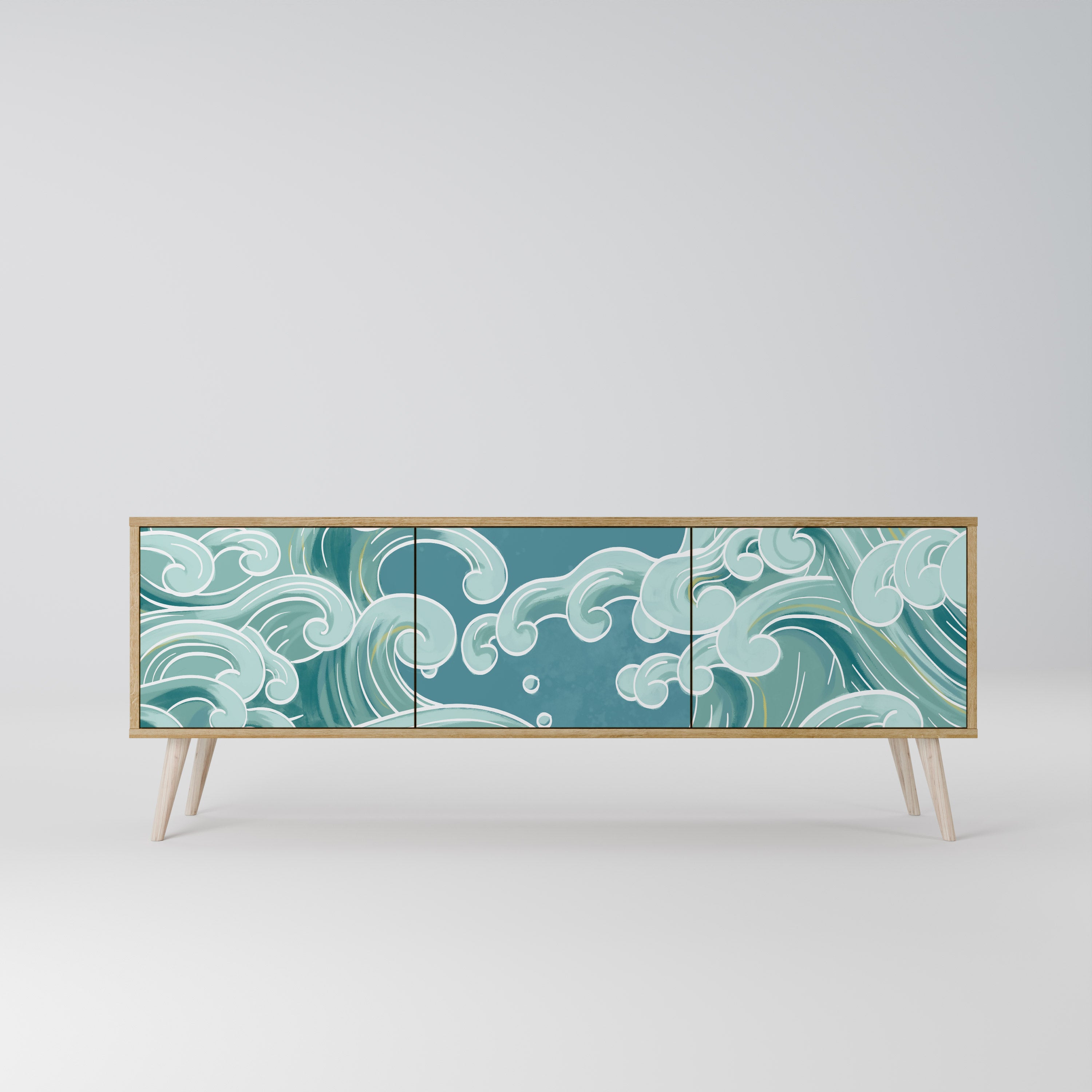 ASIAN SWAY 3-Door TV Cabinet