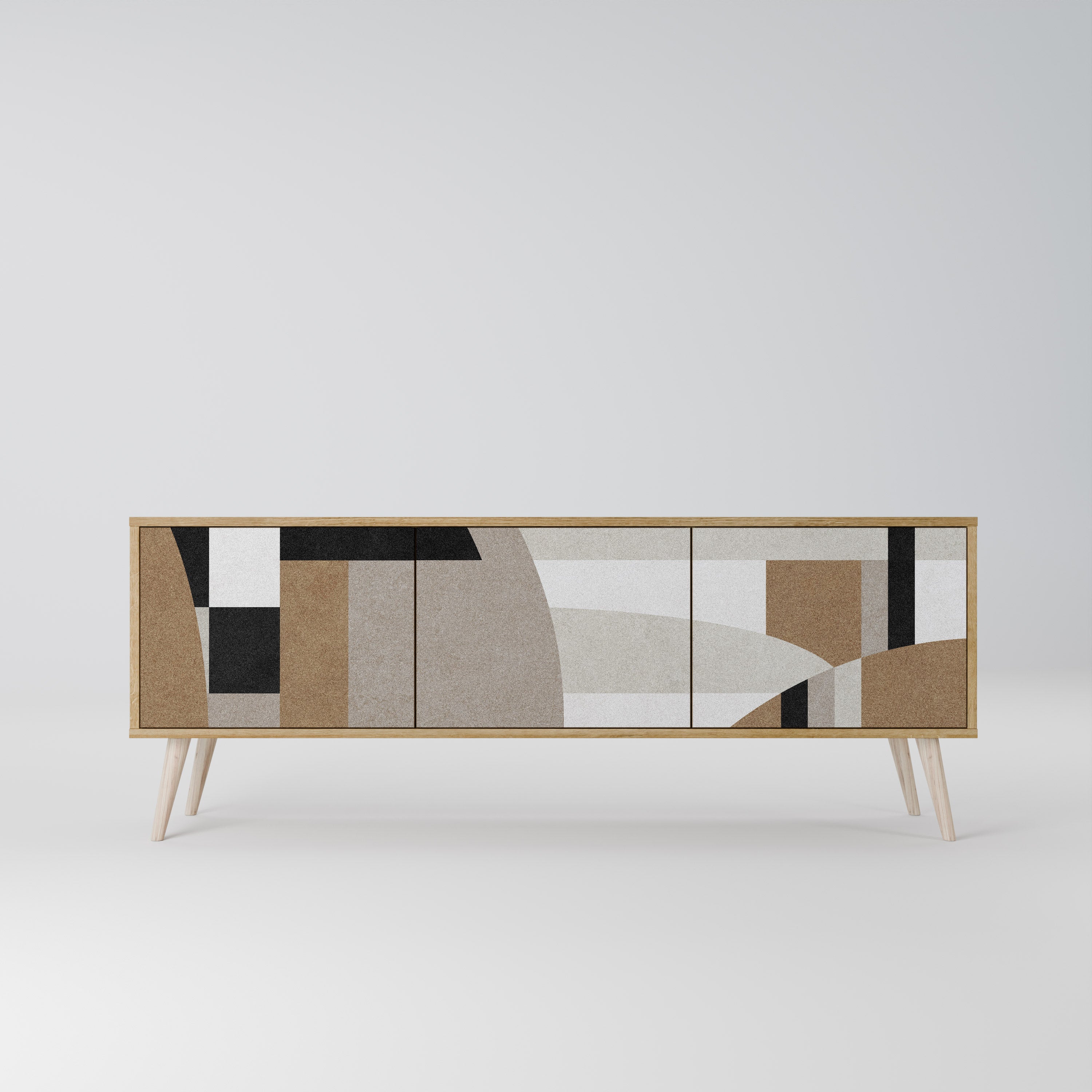 DELICATE MEMENTO 3-Door TV Cabinet