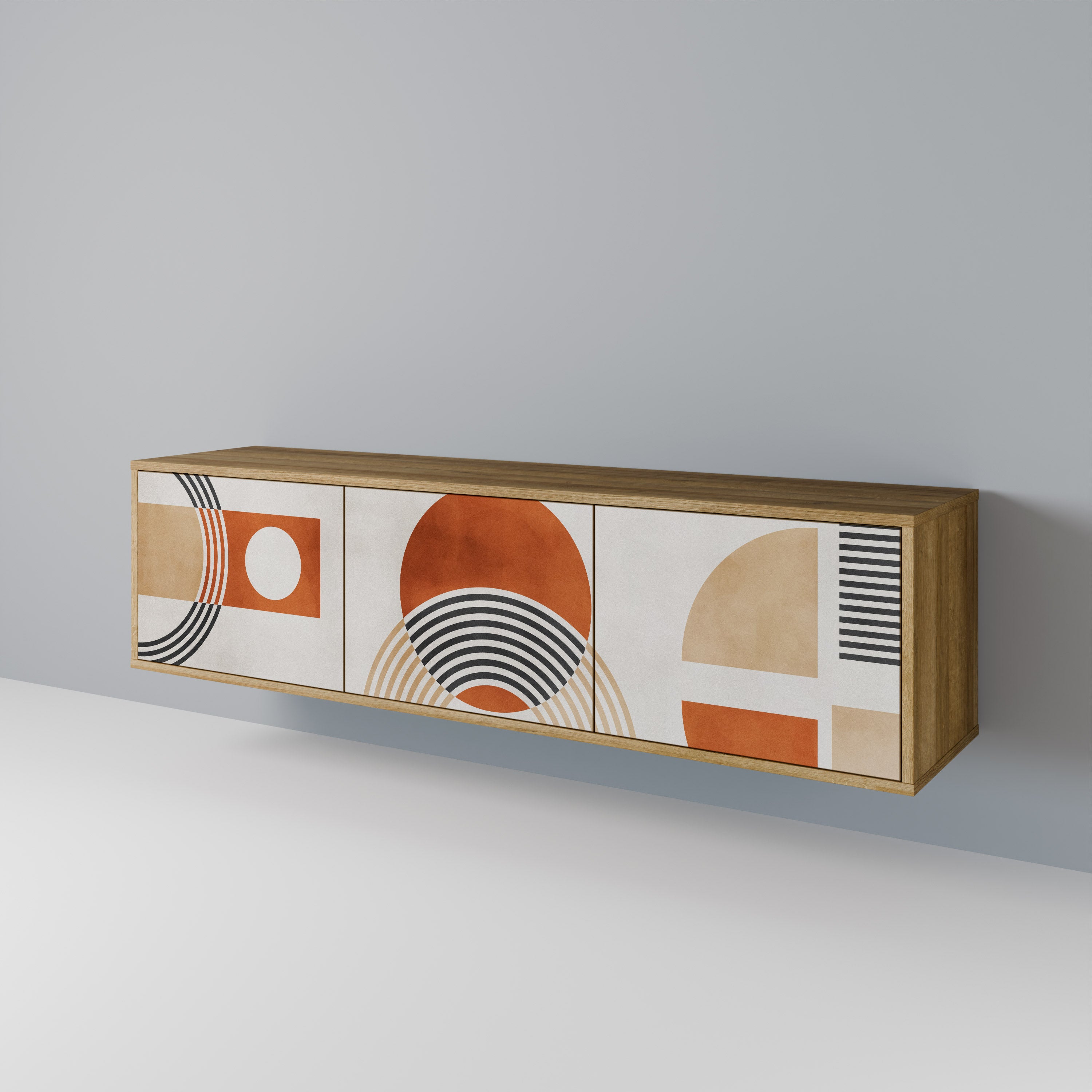SPACE AROUND TV-bänk med 3 dörrar