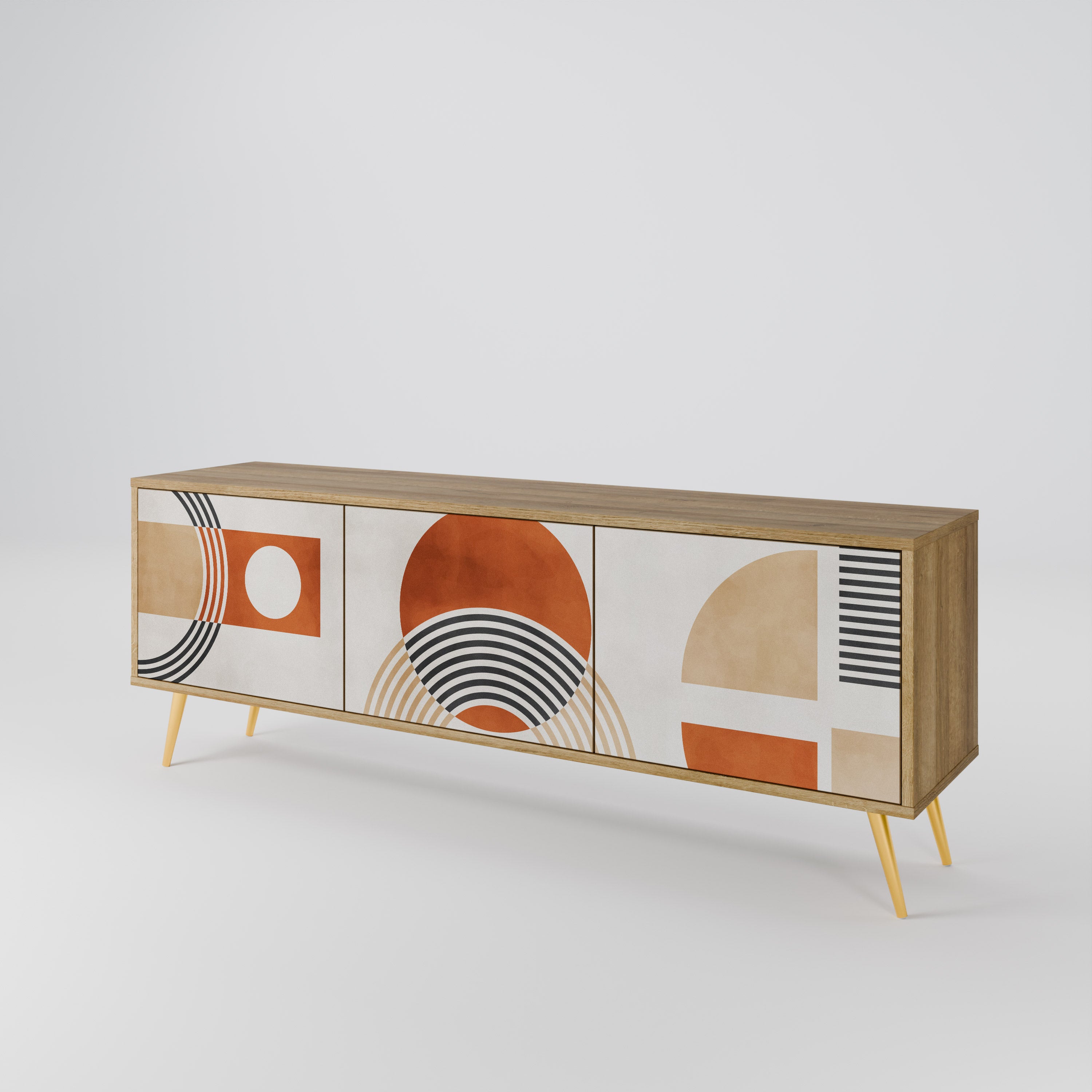 SPACE AROUND TV-bänk med 3 dörrar