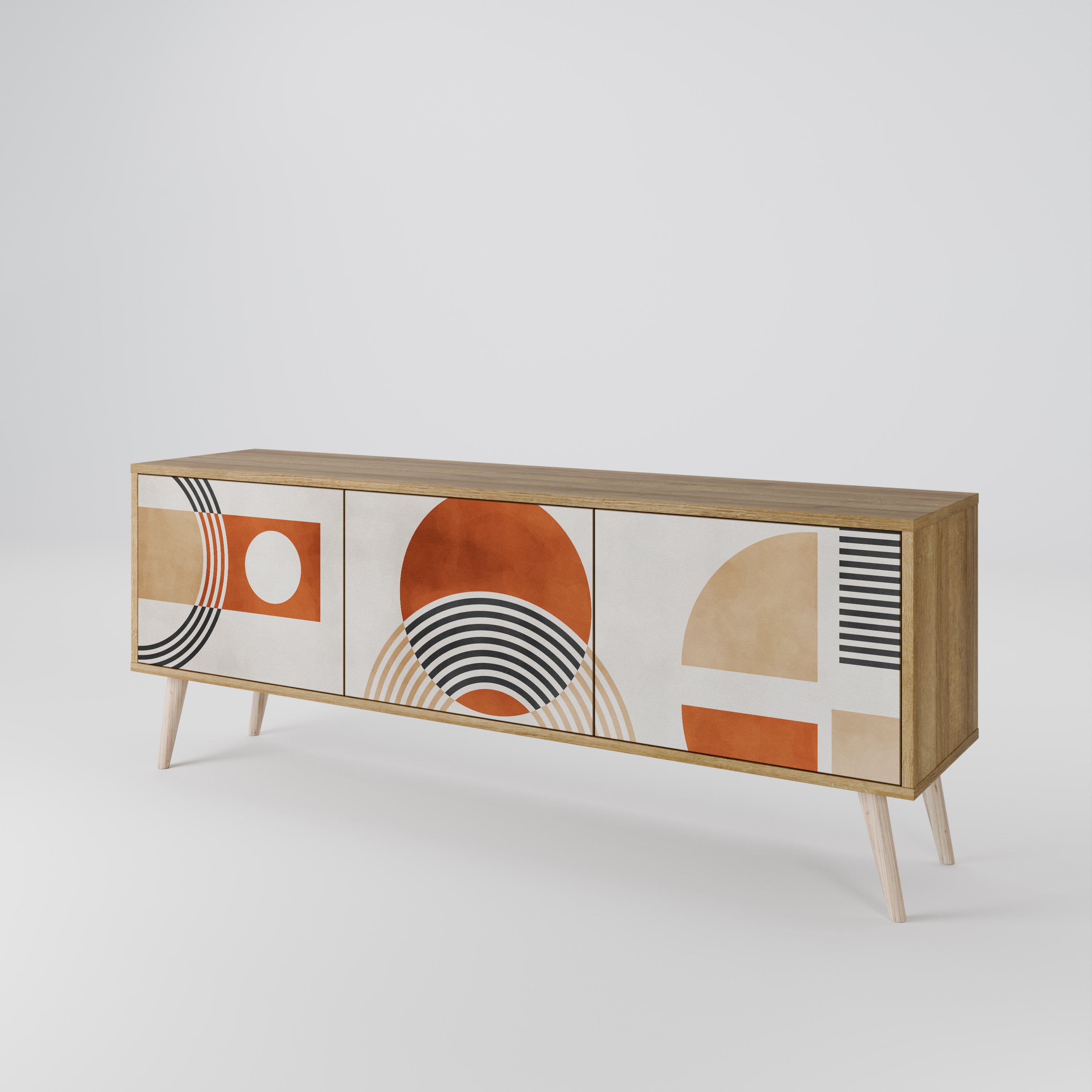 SPACE AROUND TV-bänk med 3 dörrar