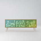 IRREGULAR BLUE 3-Door TV Cabinet