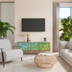 IRREGULAR BLUE 3-Door TV Cabinet