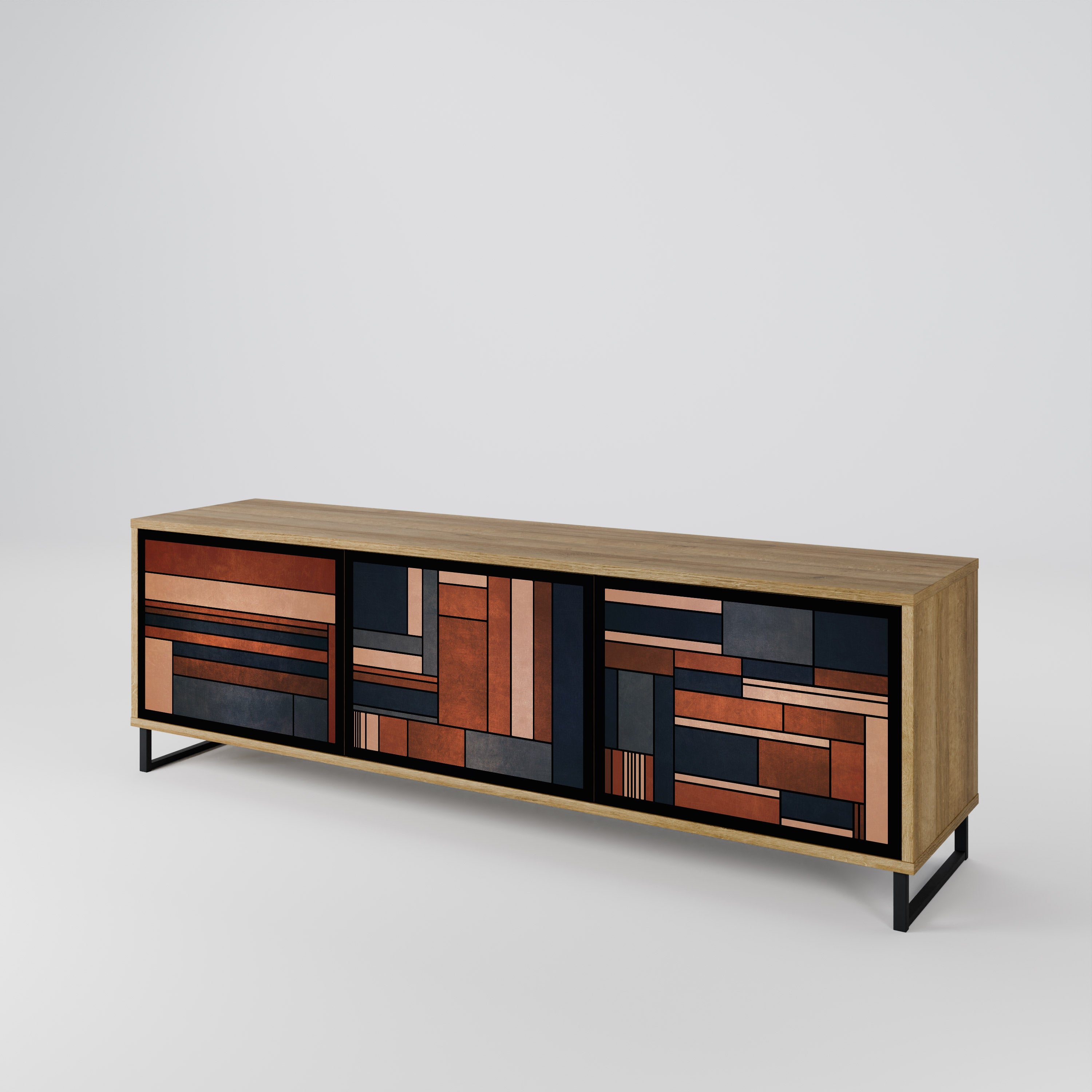 INTREPID FORMATION 3-Door TV Cabinet