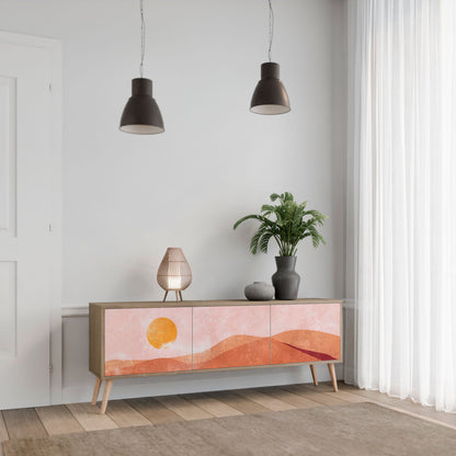 Mobile TV LUMINOUS SUNLIGHT a 3 ante in effetto rovere