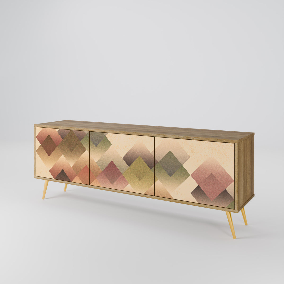 GEOMETRIC FUSION 3-türiges TV-Lowboard