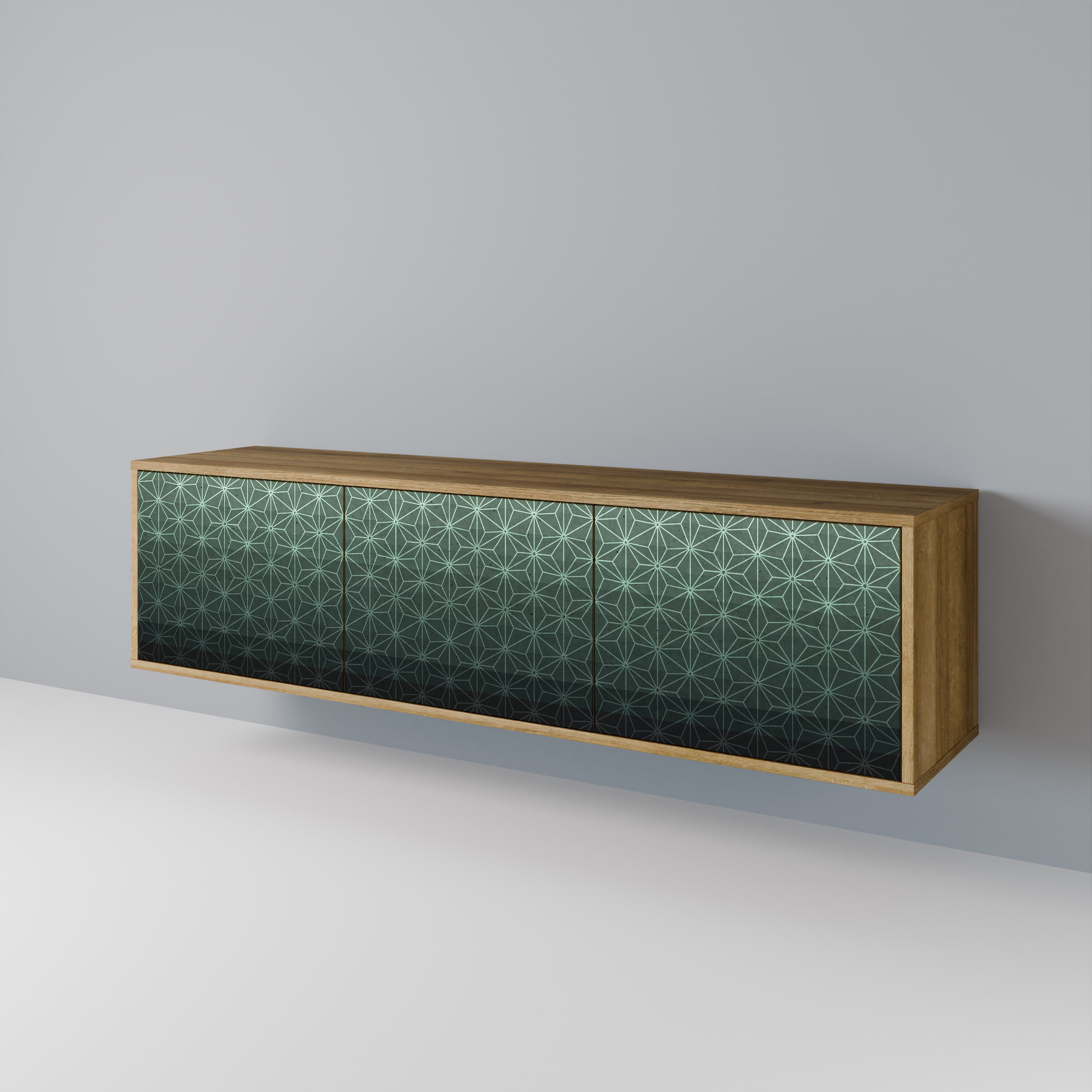 ORNAMENTAL GLIMMER Móvel de TV de 3 Portas