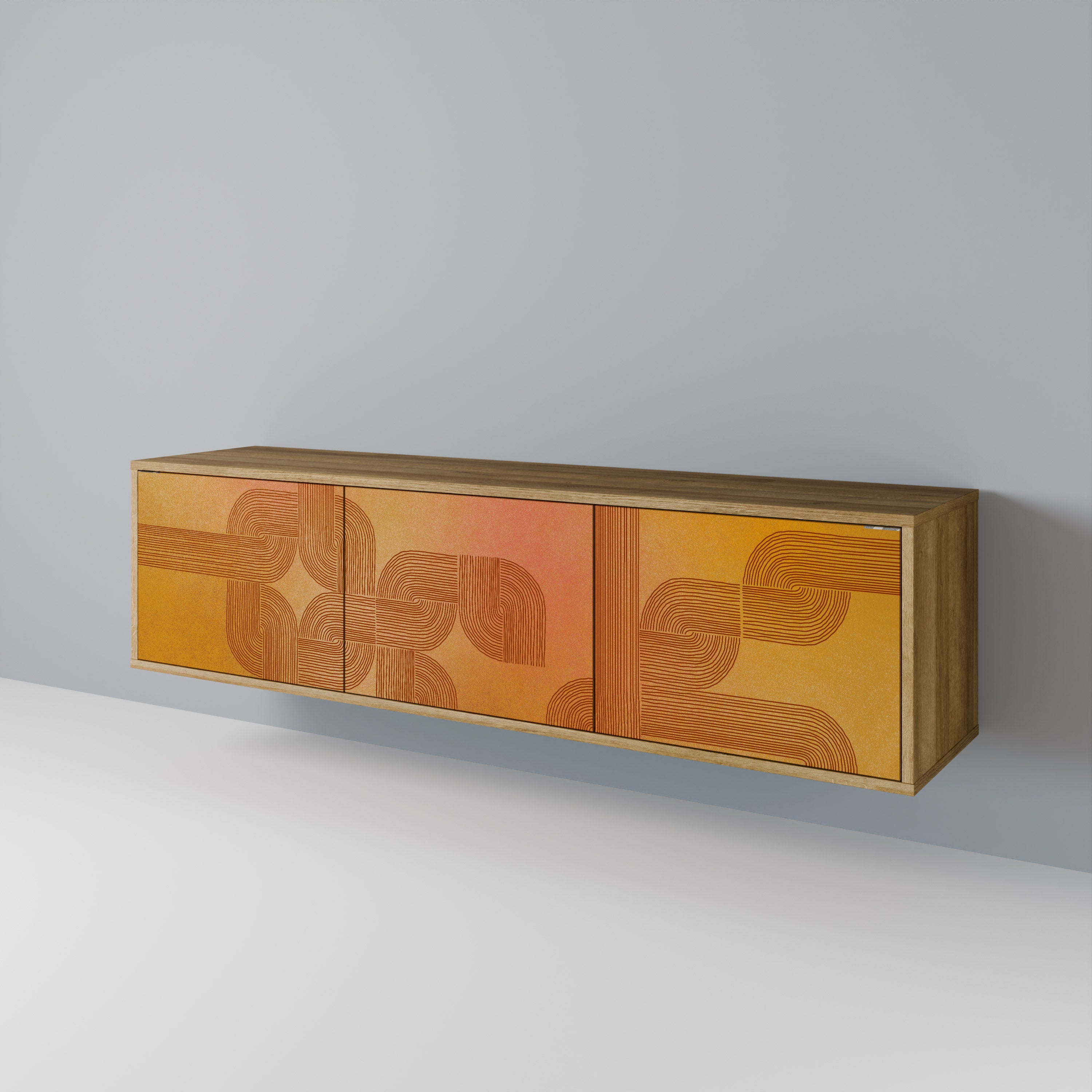 STRENGTHENING RELATION Mueble de TV de 3 Puertas