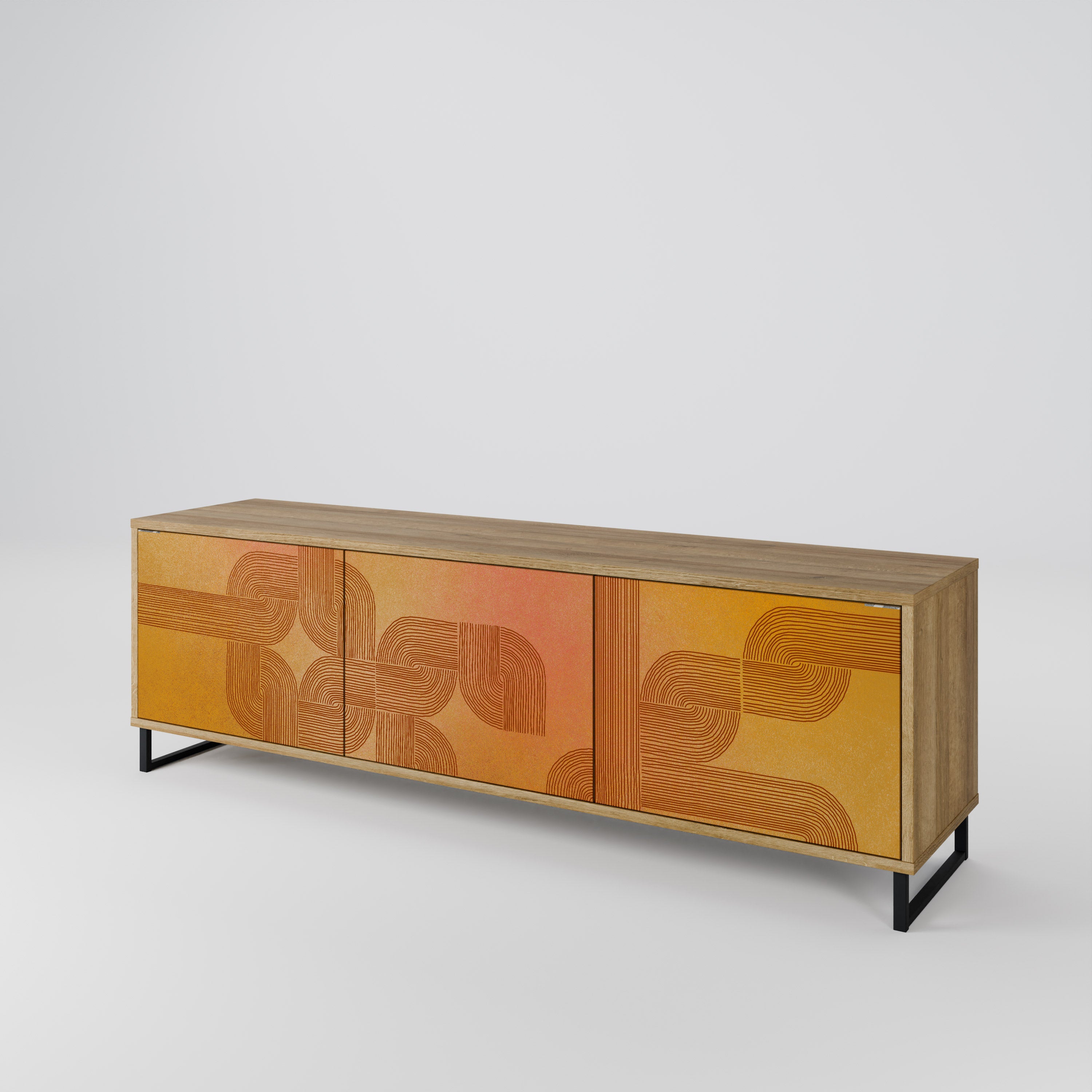 STRENGTHENING RELATION Mueble de TV de 3 Puertas
