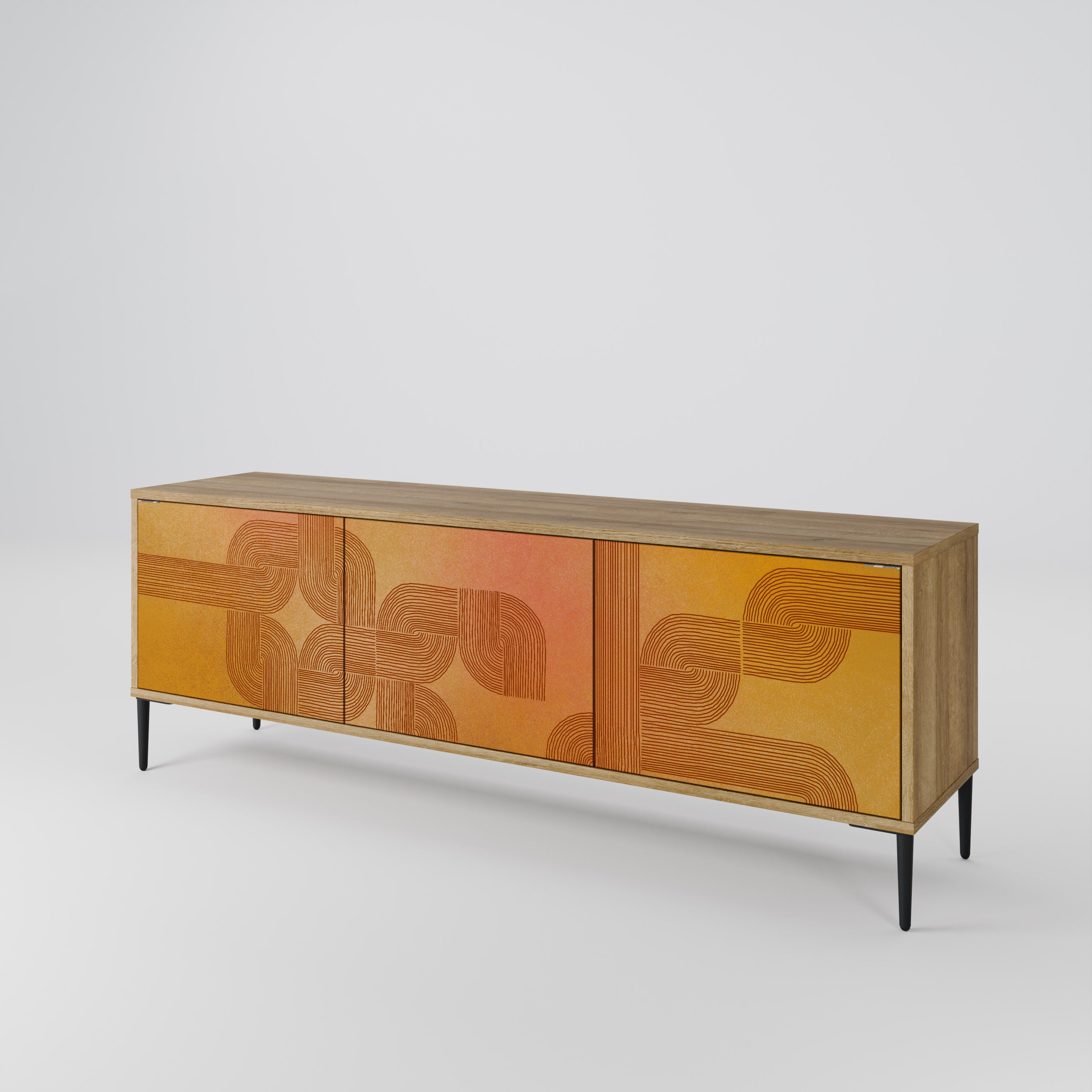 STRENGTHENING RELATION Mueble de TV de 3 Puertas