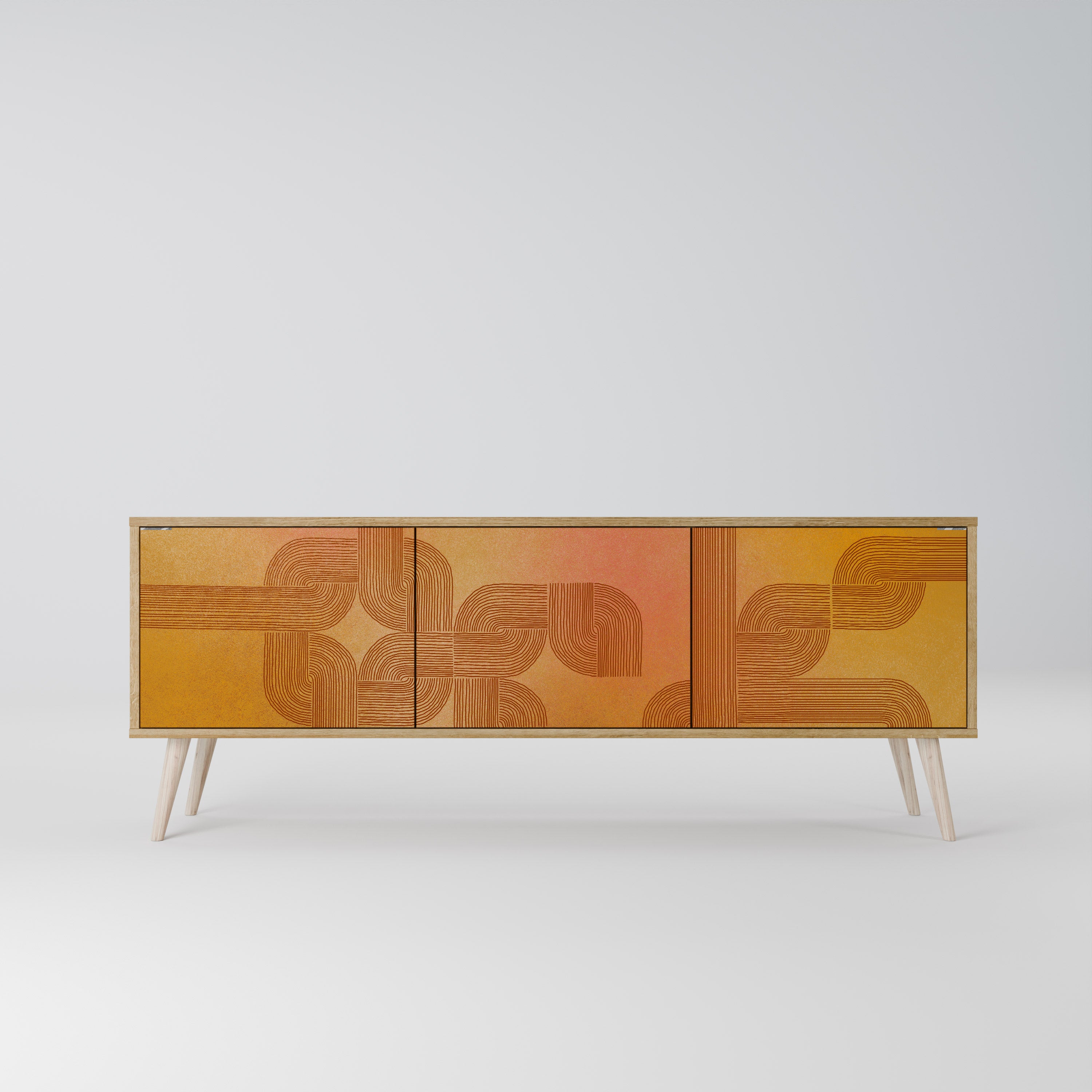 STRENGTHENING RELATION Mueble de TV de 3 Puertas