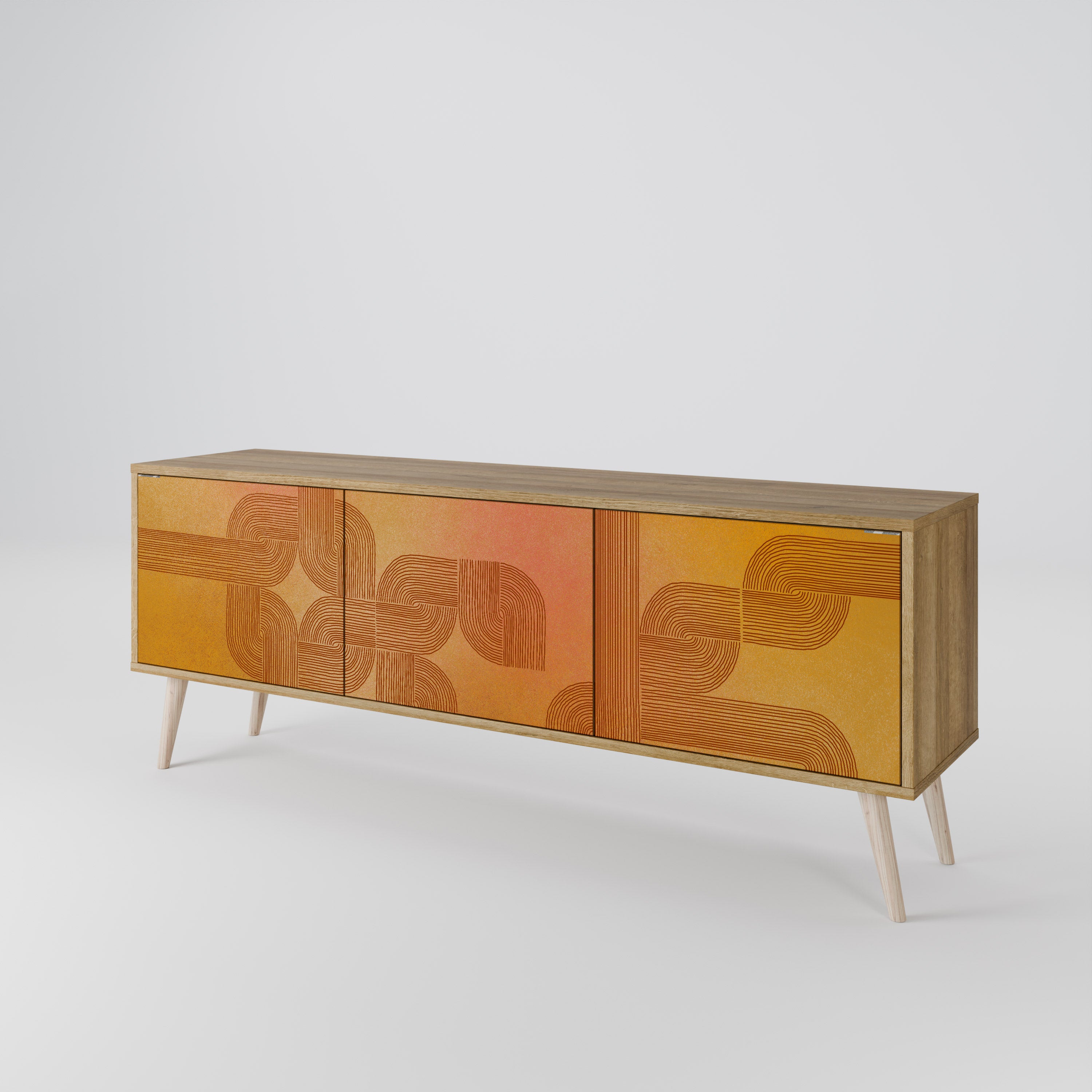 STRENGTHENING RELATION Mueble de TV de 3 Puertas