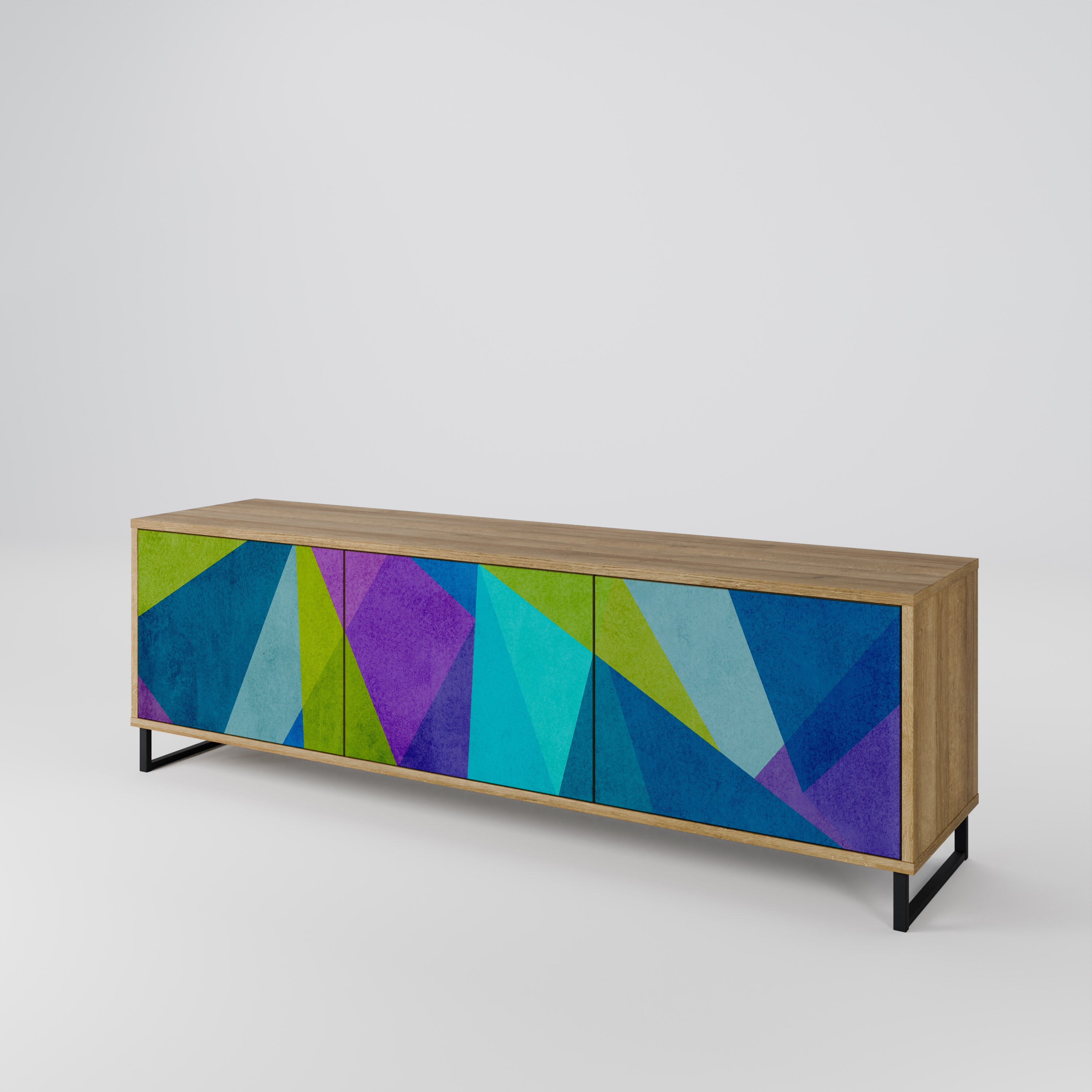 COLD SHOWCASE Mueble de TV de 3 Puertas
