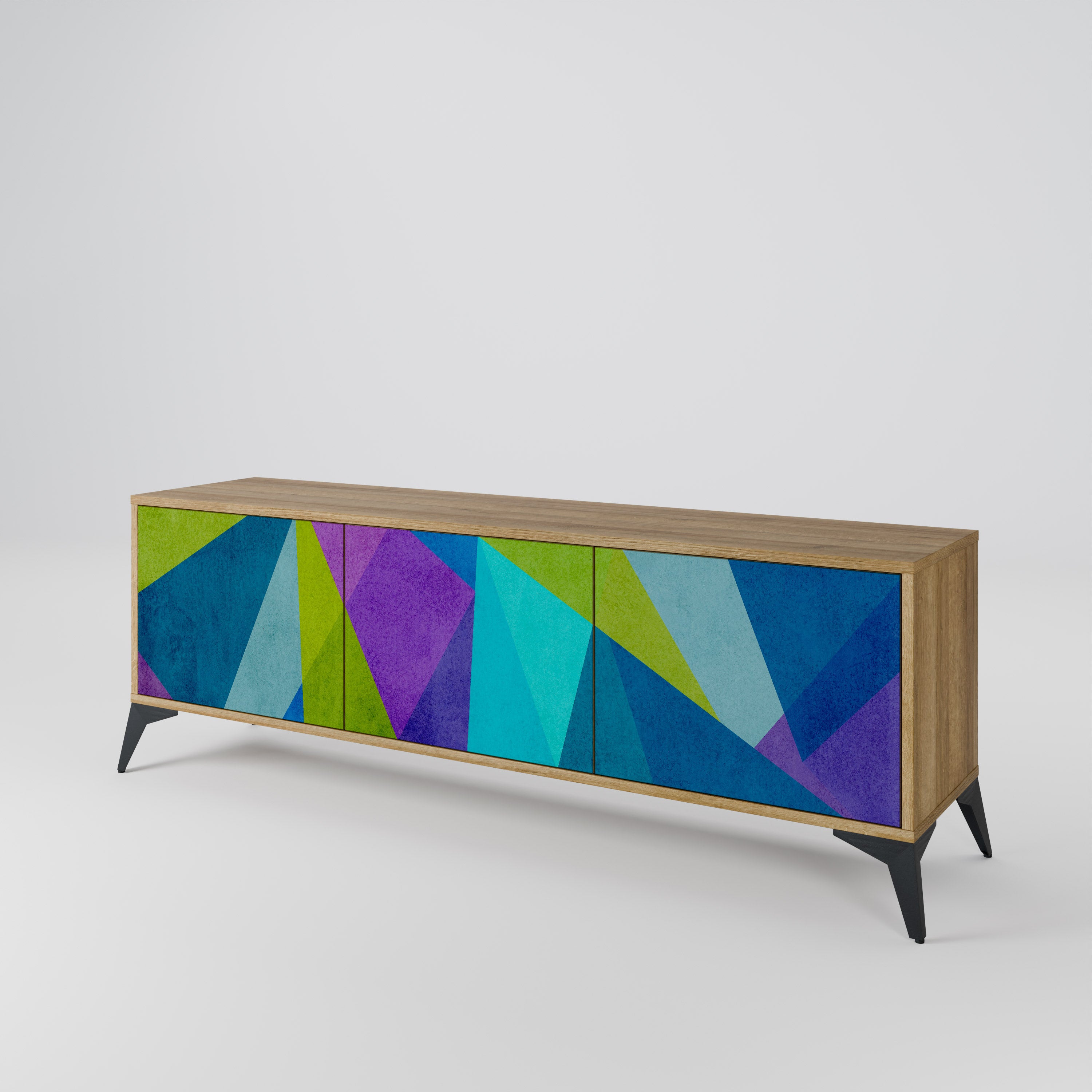 COLD SHOWCASE Mueble de TV de 3 Puertas