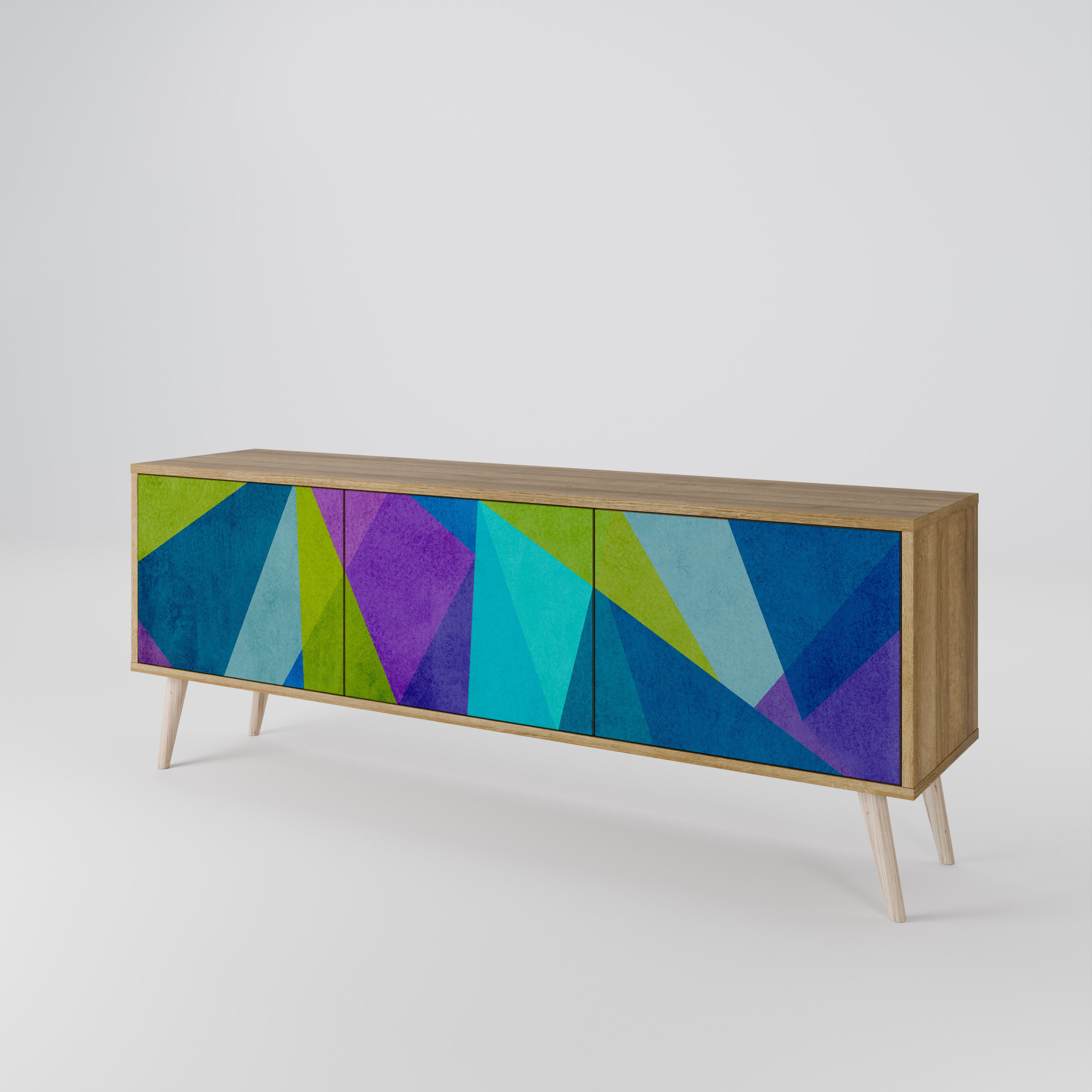 COLD SHOWCASE Mueble de TV de 3 Puertas