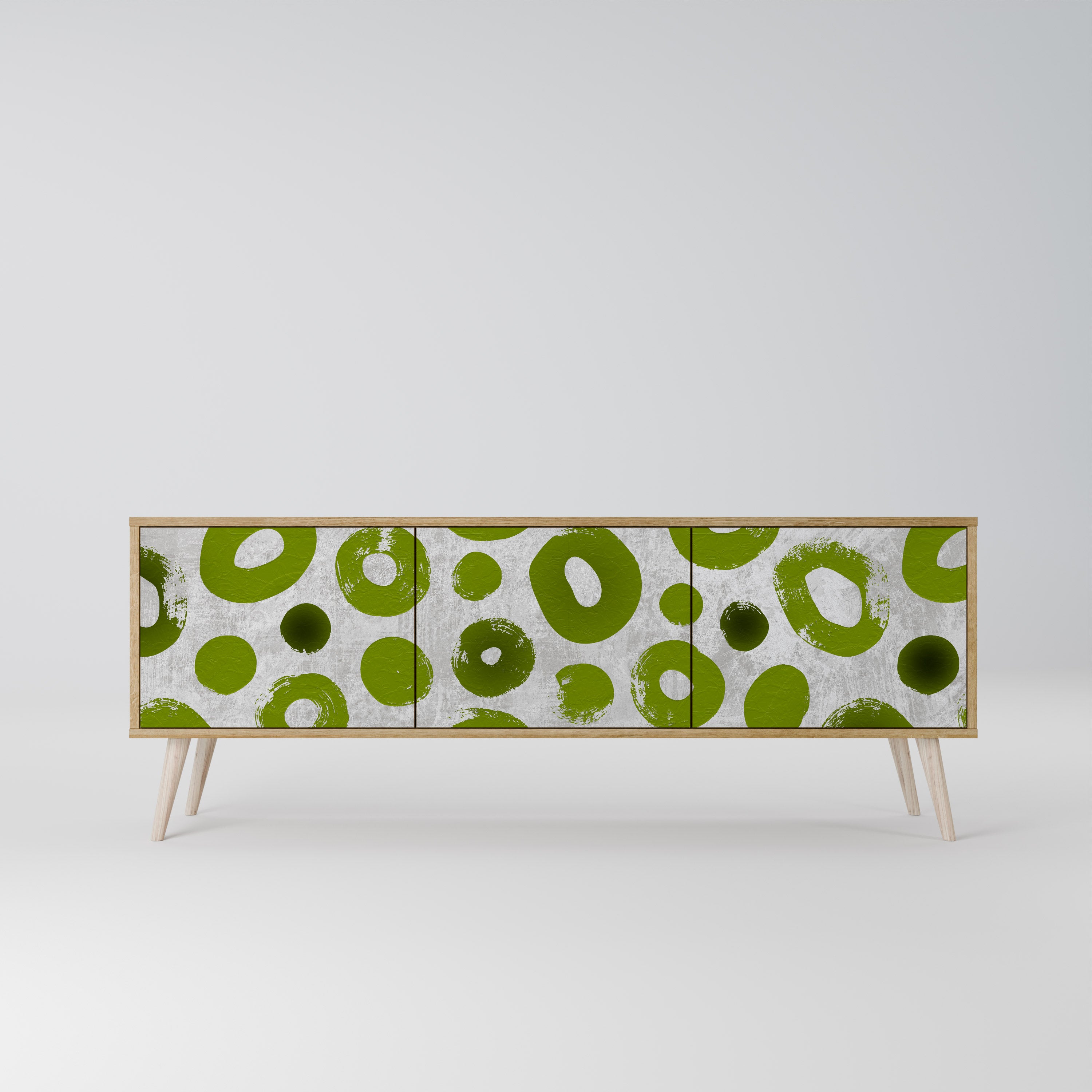 GREEN RHAPSODY Mueble de TV de 3 Puertas