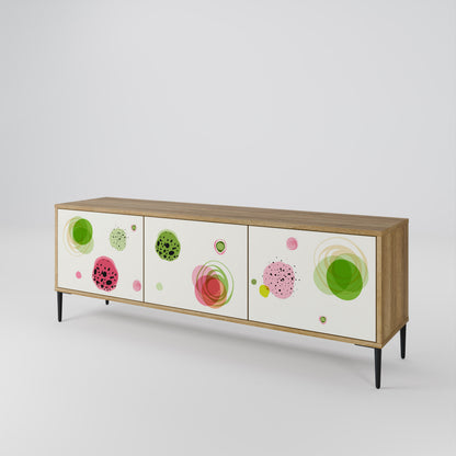 COLORFUL COSMOS TV-bänk med 3 dörrar