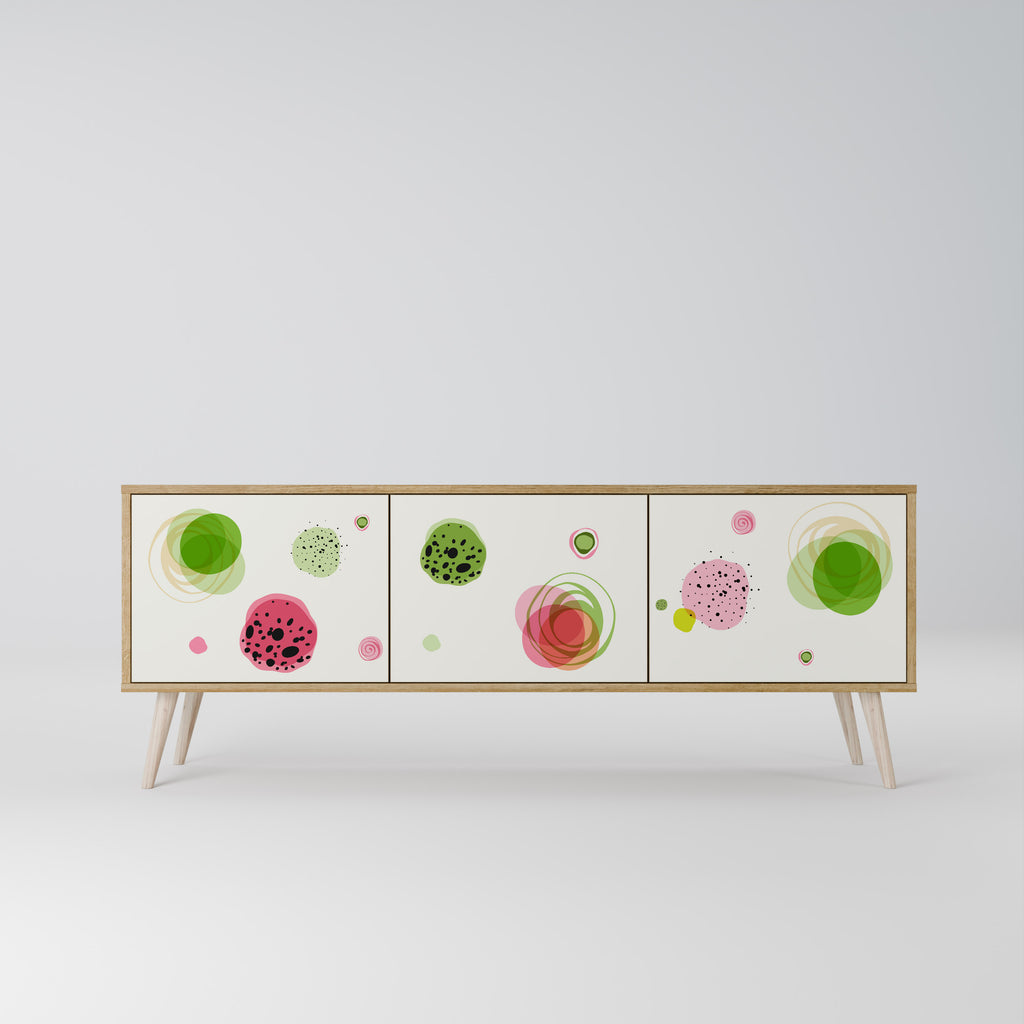 COLORFUL COSMOS 3-Door TV Cabinet
