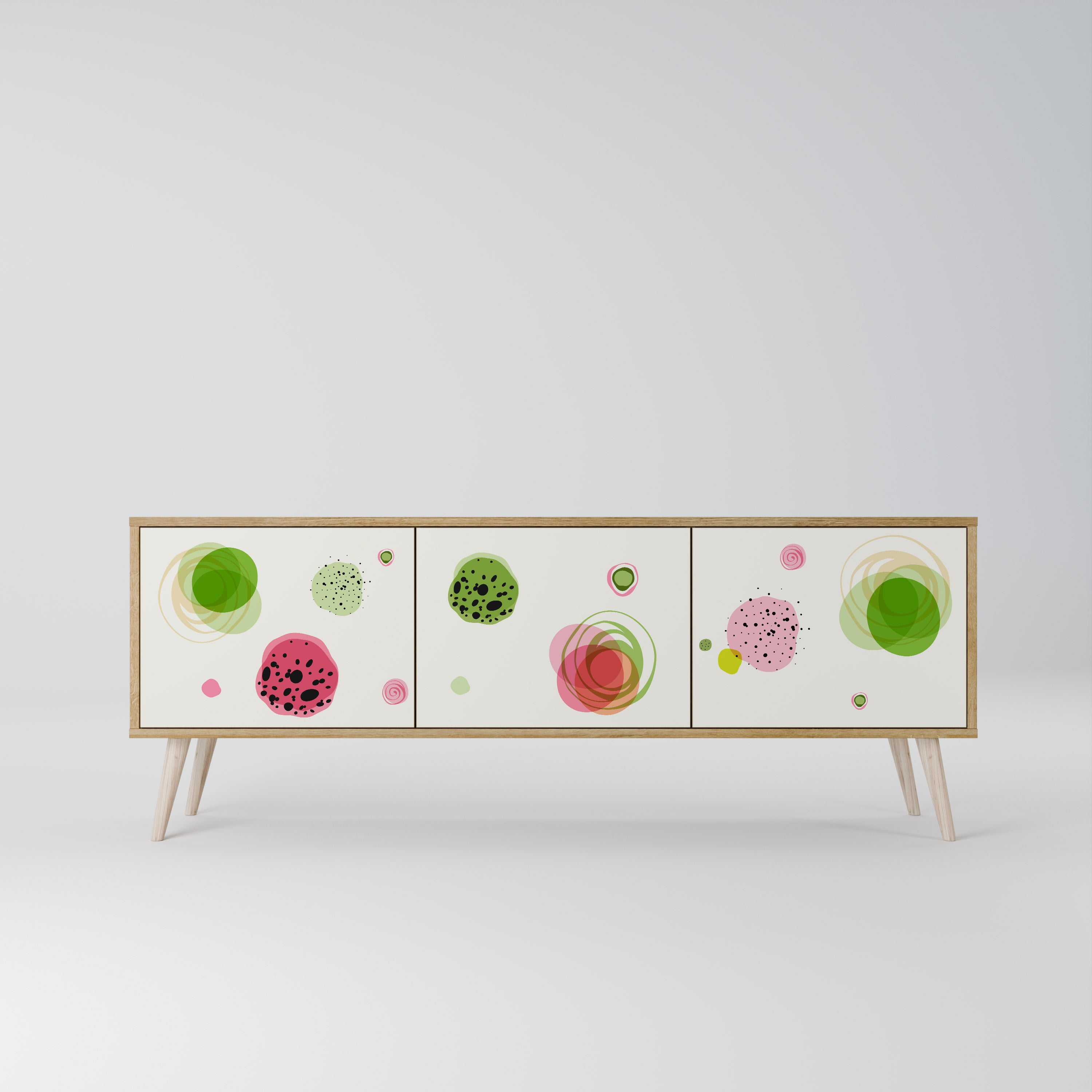 COLORFUL COSMOS Mueble de TV de 3 Puertas