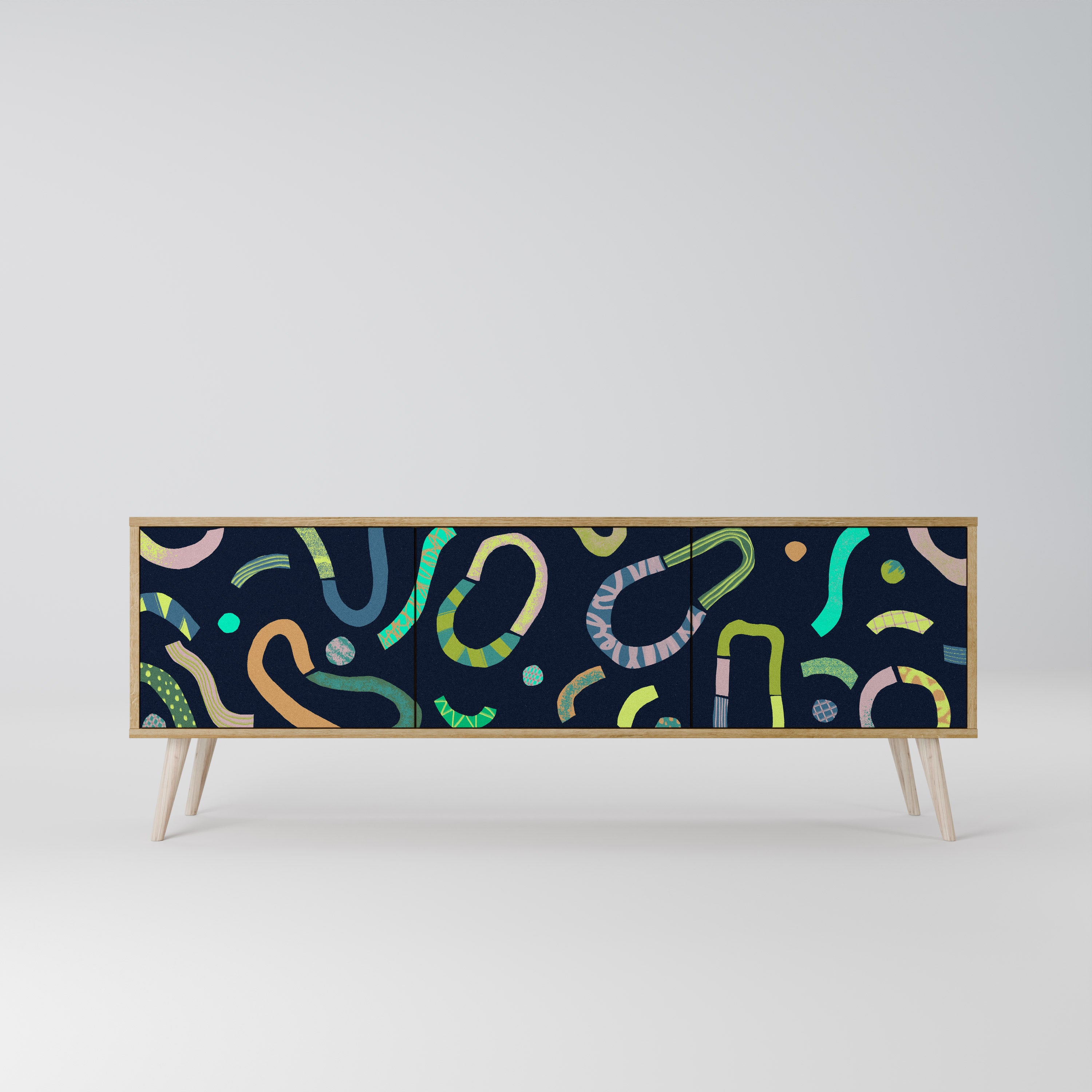 CONTRAST DANCE Mueble de TV de 3 Puertas