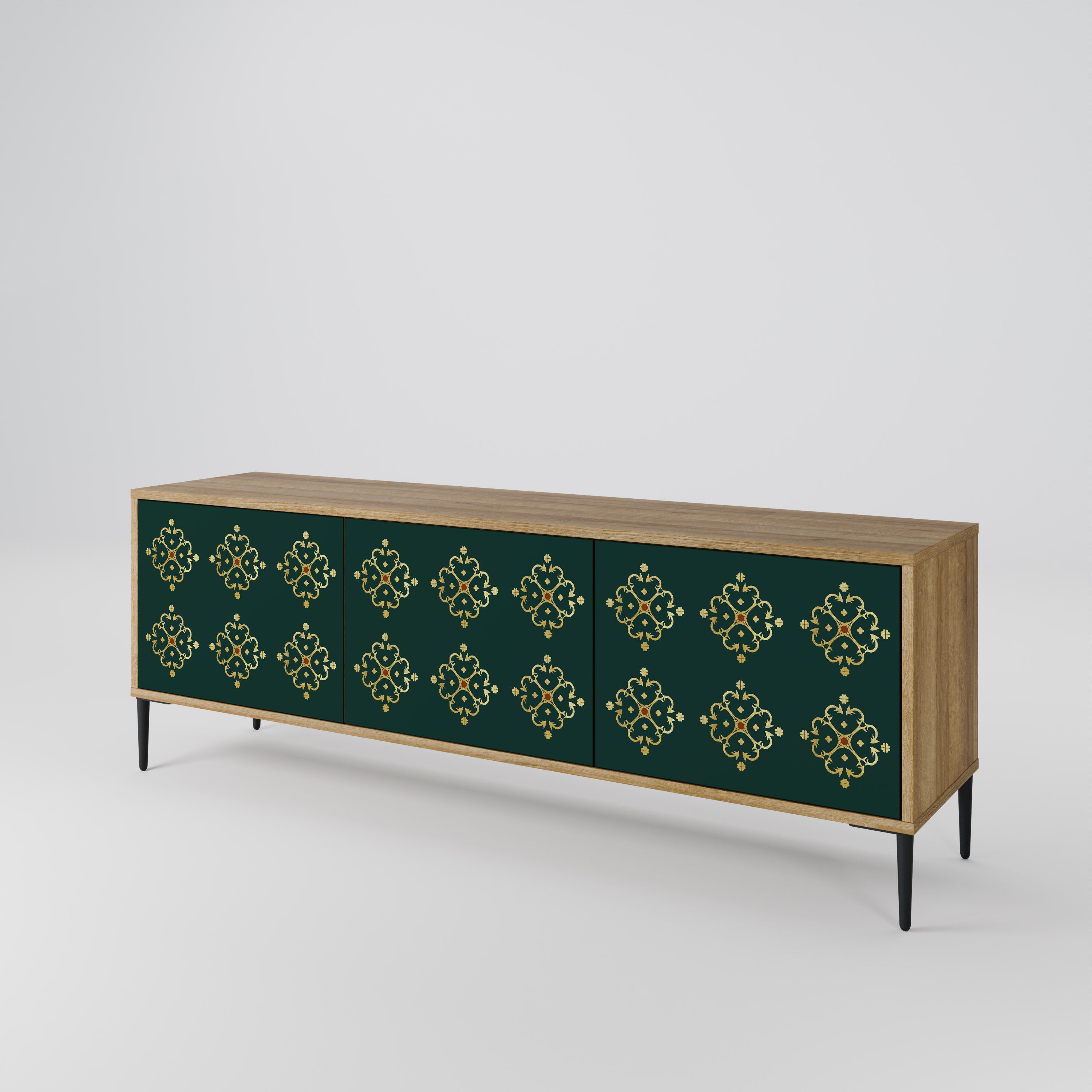 ROYAL MEDALLION Mueble de TV de 3 Puertas