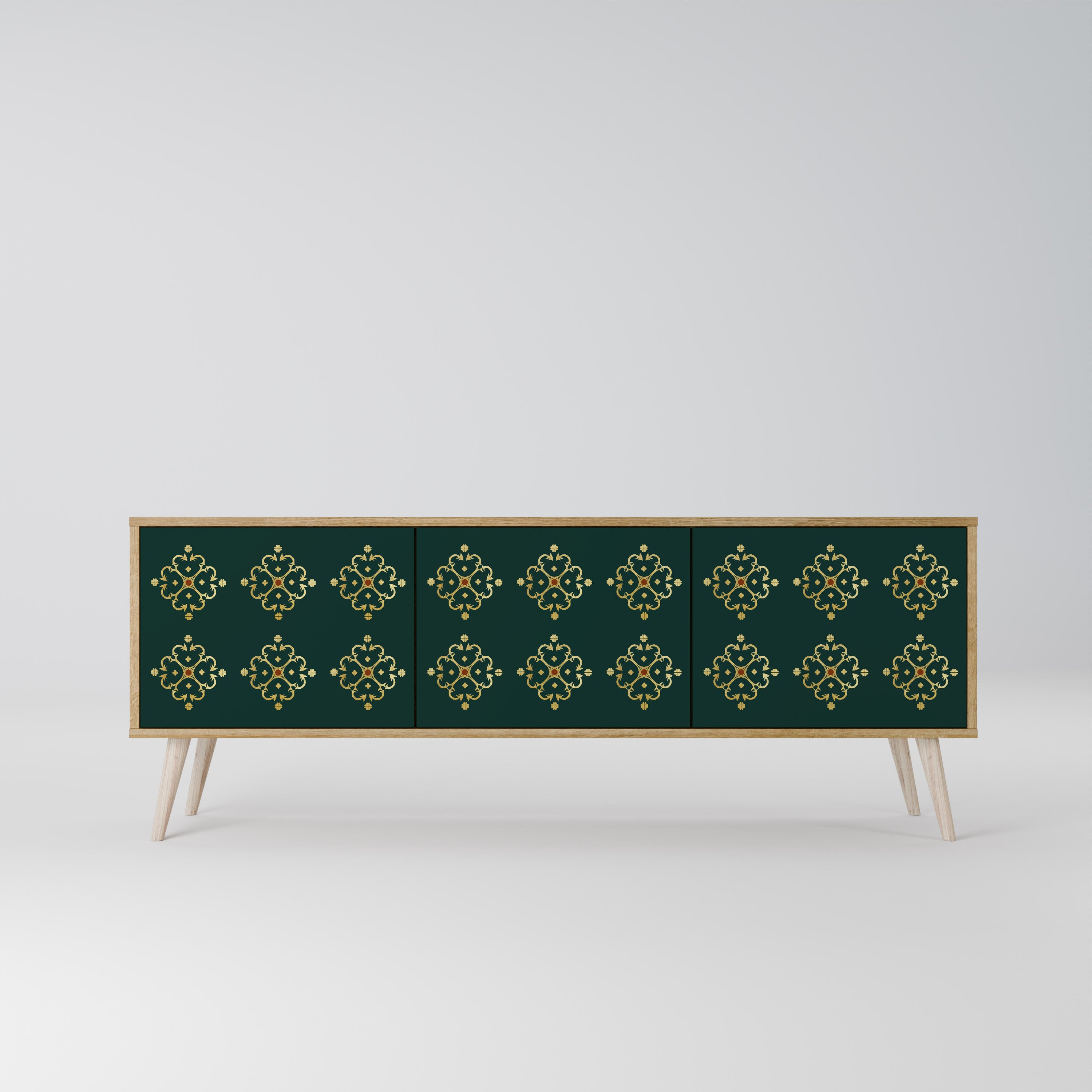 ROYAL MEDALLION Mueble de TV de 3 Puertas