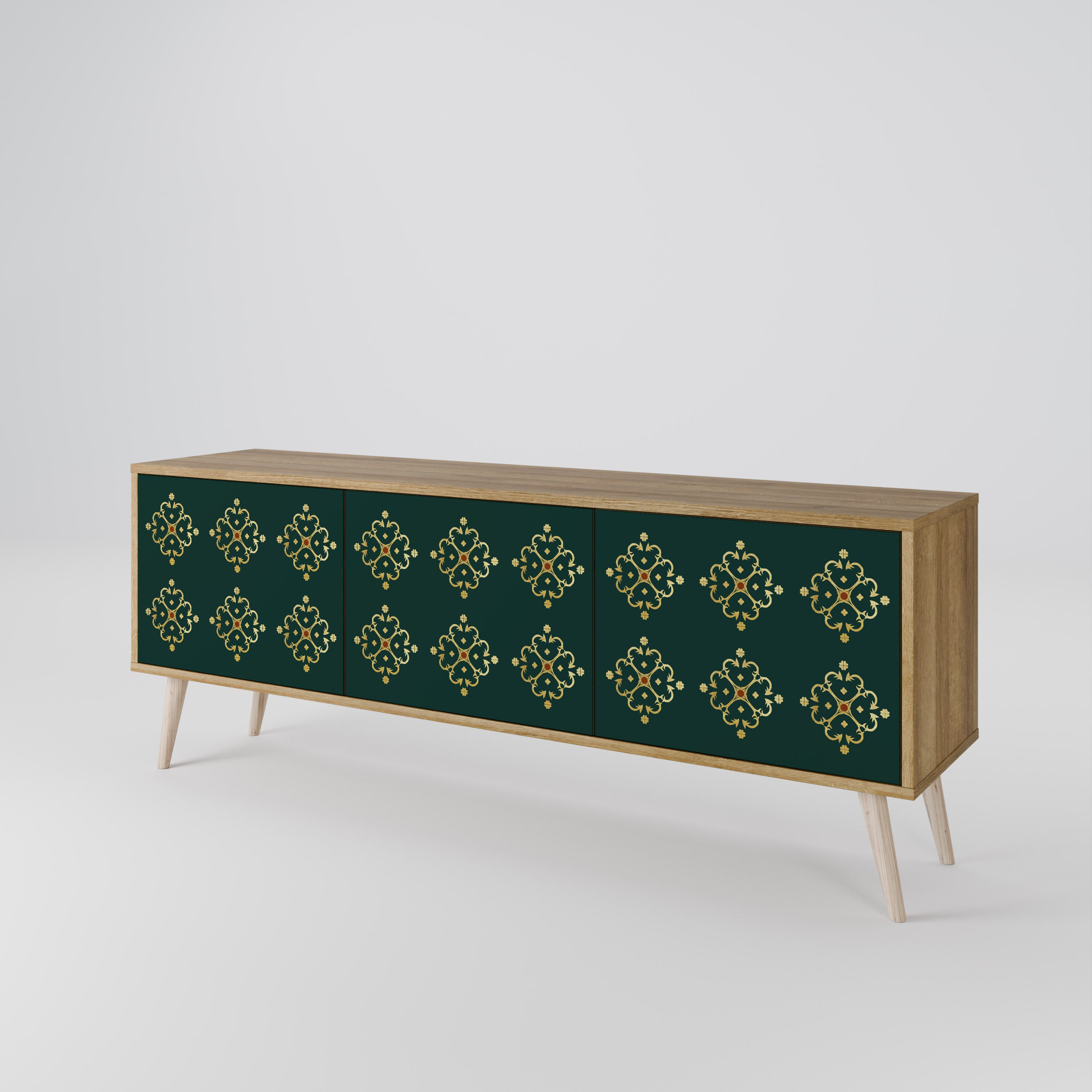ROYAL MEDALLION Mueble de TV de 3 Puertas