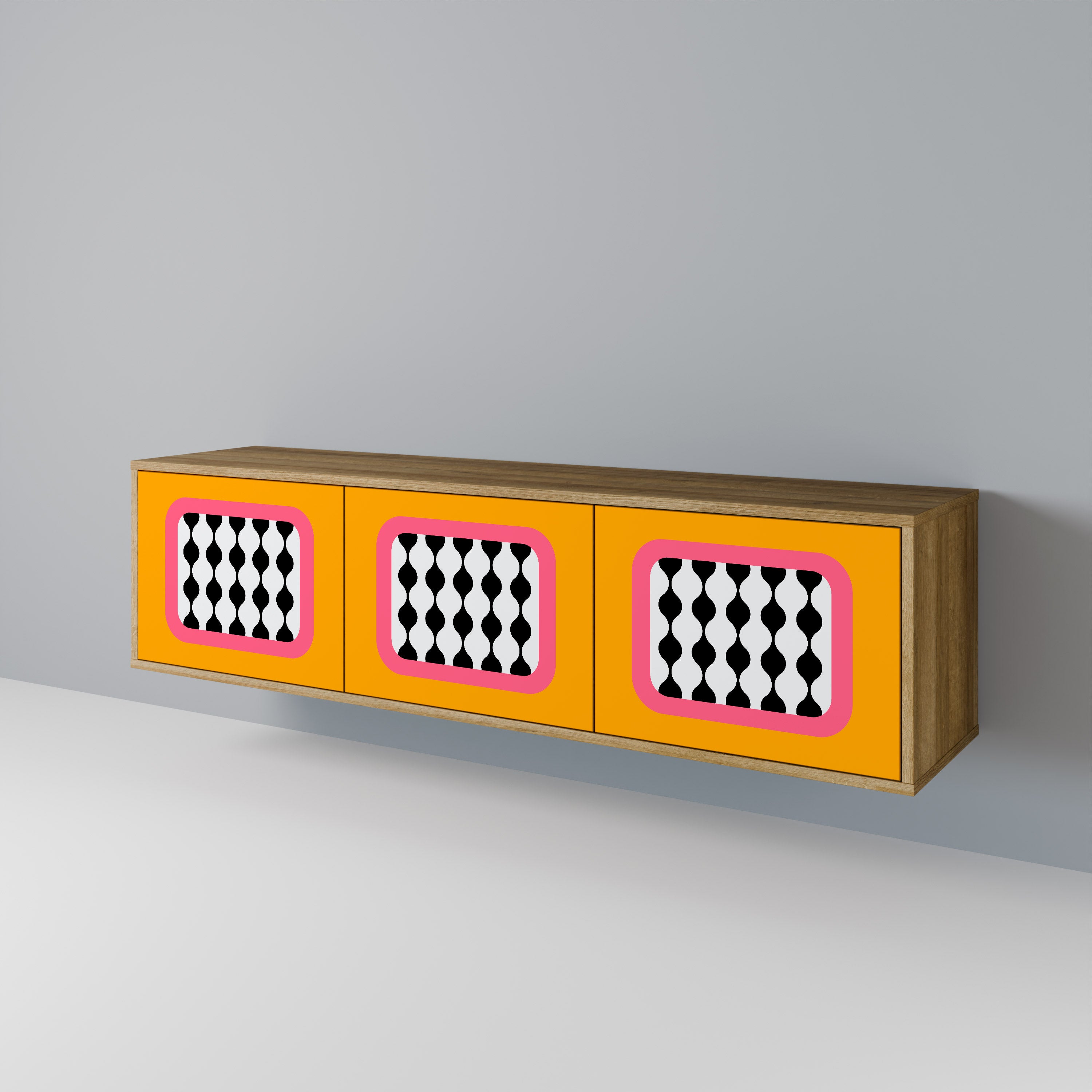 TEARS IN HEAVEN Mueble de TV de 3 Puertas