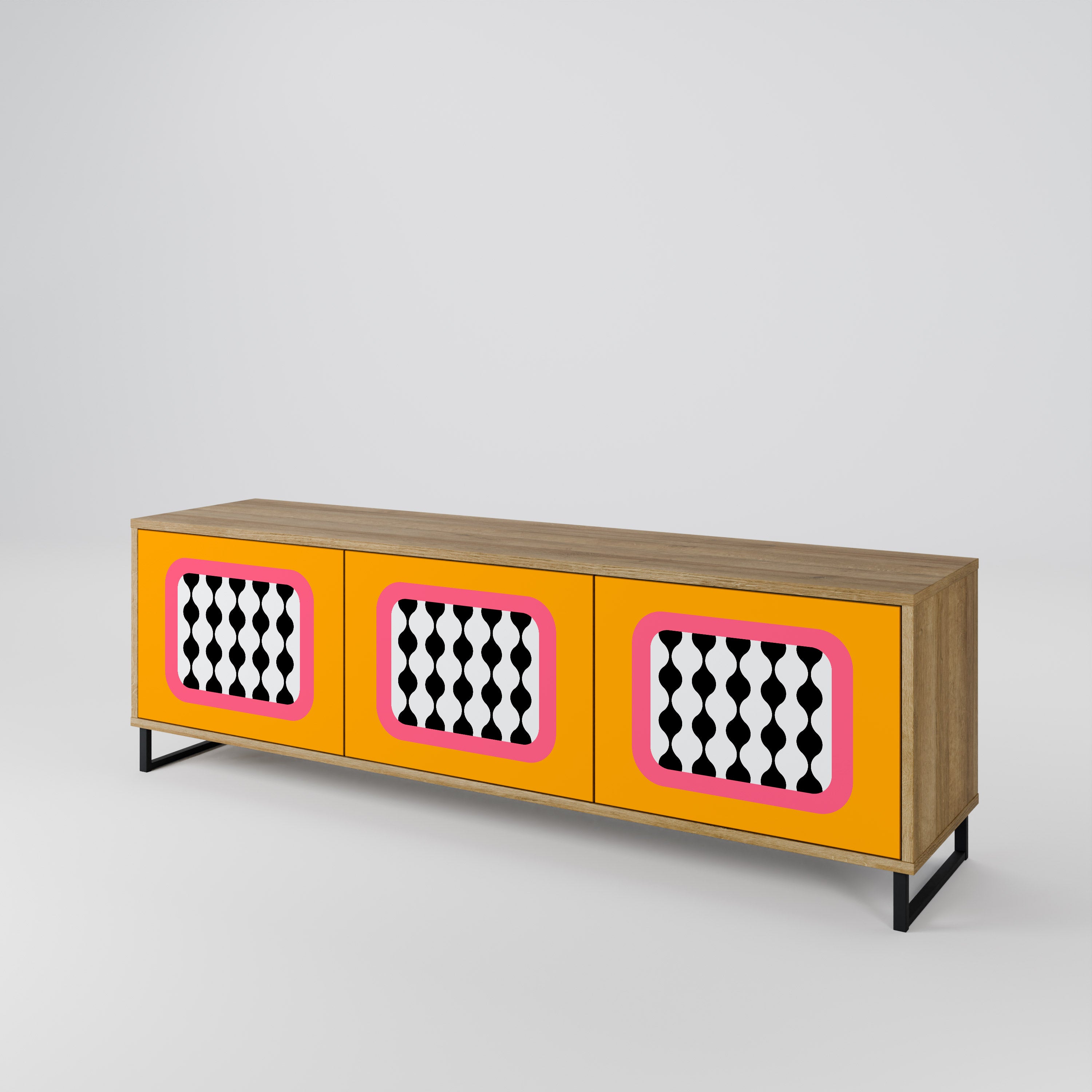 TEARS IN HEAVEN Mueble de TV de 3 Puertas