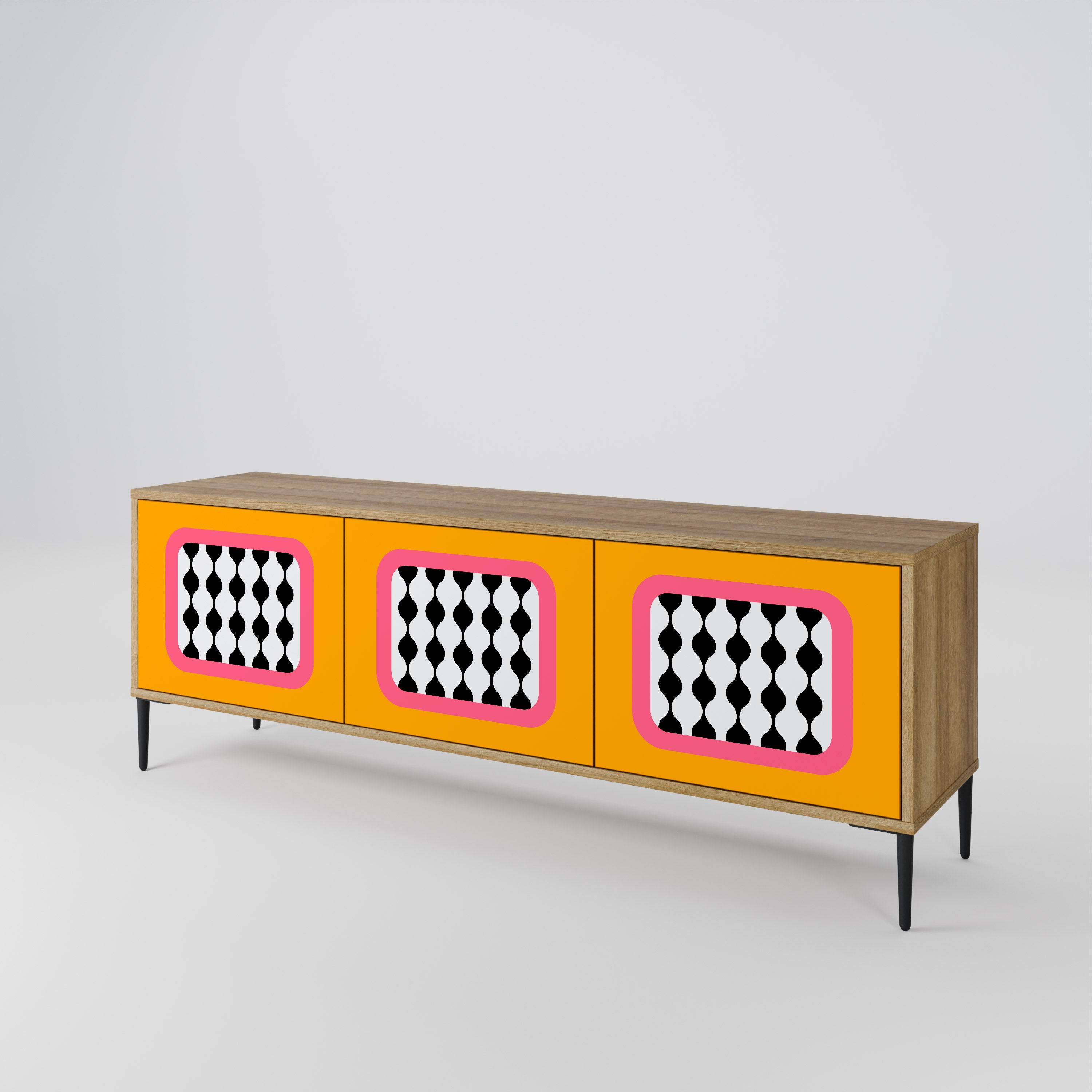 TEARS IN HEAVEN Mueble de TV de 3 Puertas