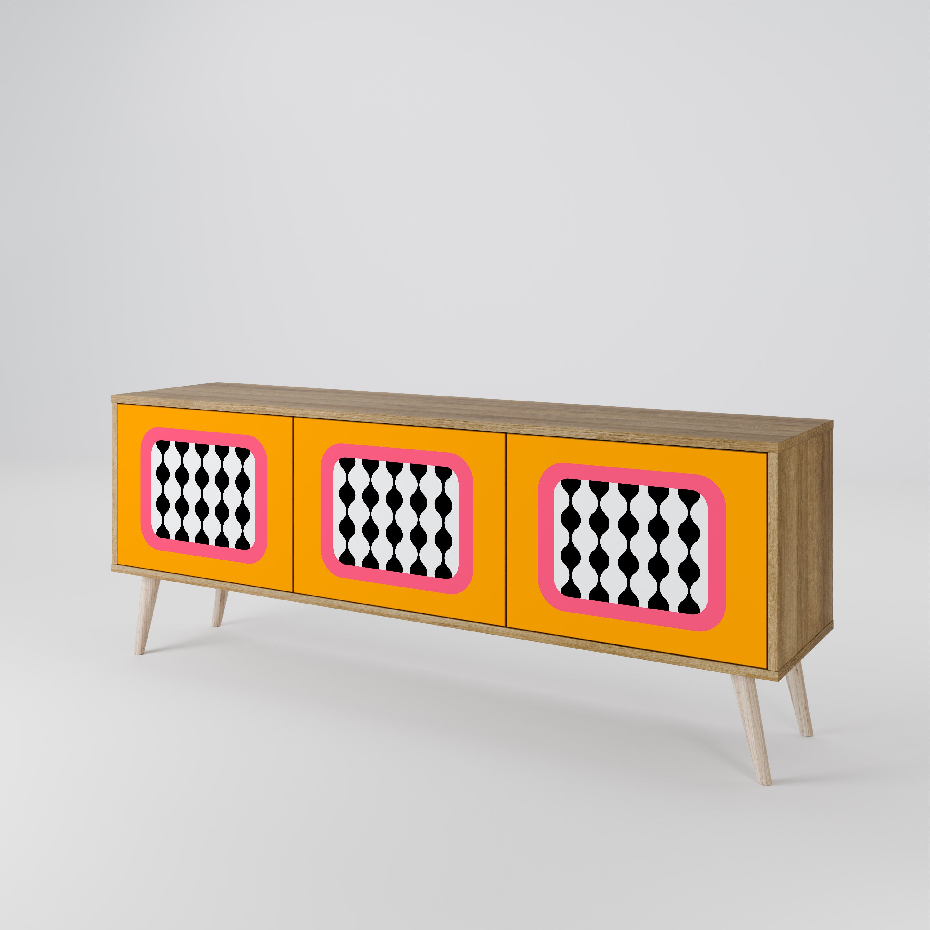 TEARS IN HEAVEN Mueble de TV de 3 Puertas