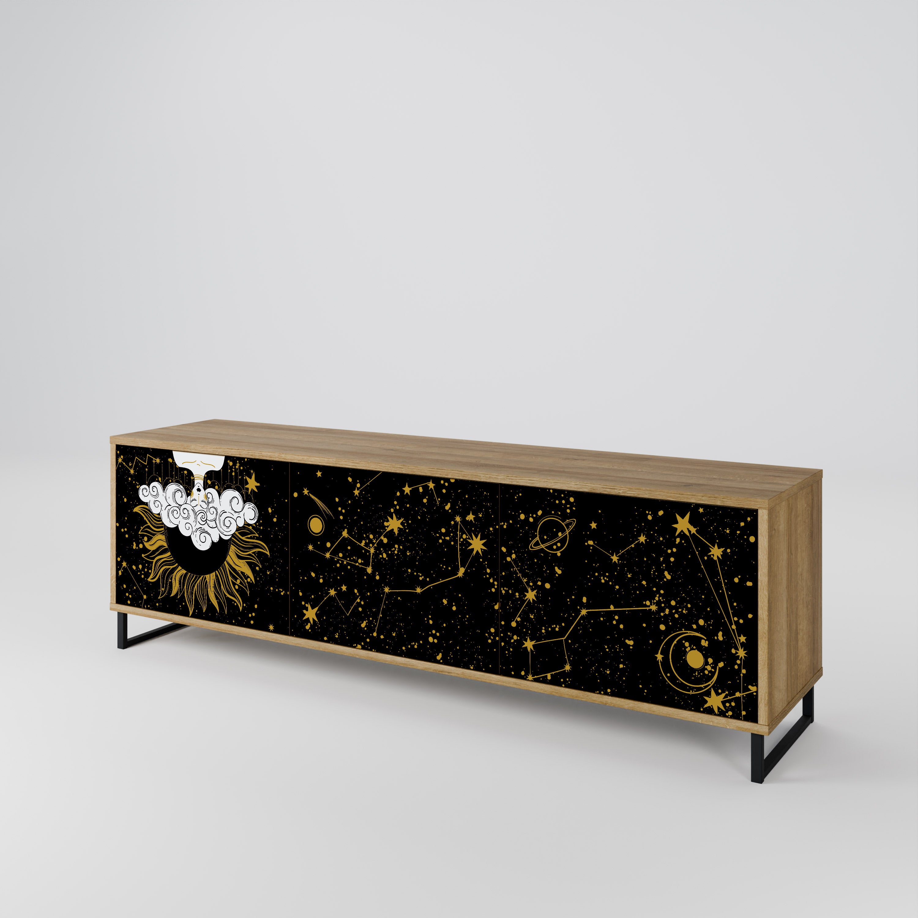 STELLAR CONSTELLATIONS Mueble de TV de 3 Puertas