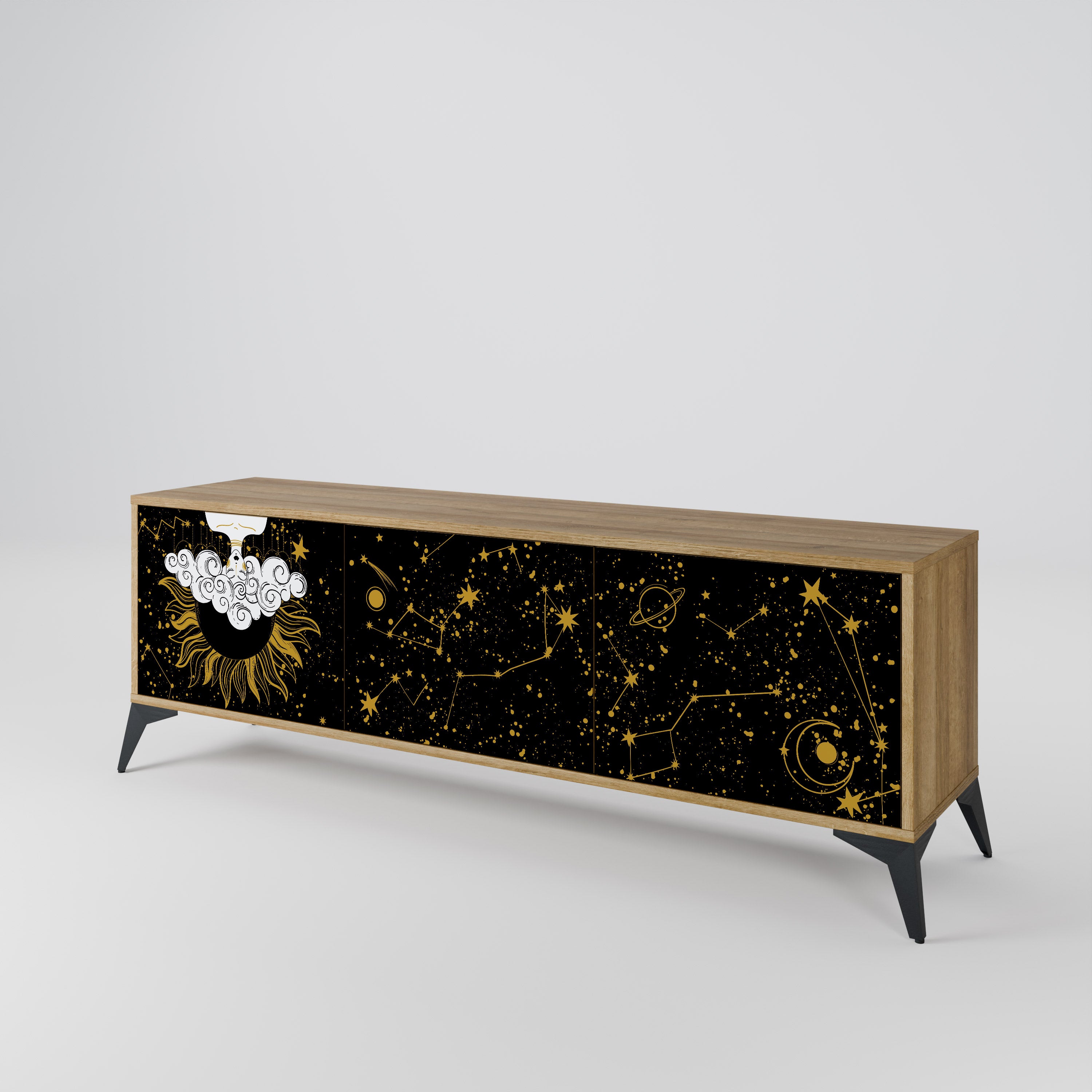 STELLAR CONSTELLATIONS Mueble de TV de 3 Puertas