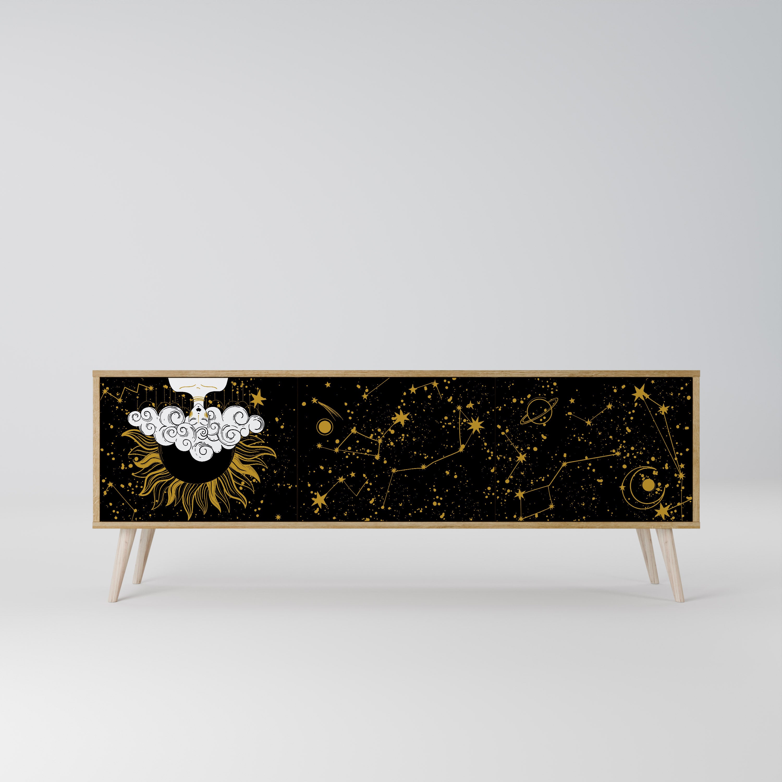 STELLAR CONSTELLATIONS Mueble de TV de 3 Puertas