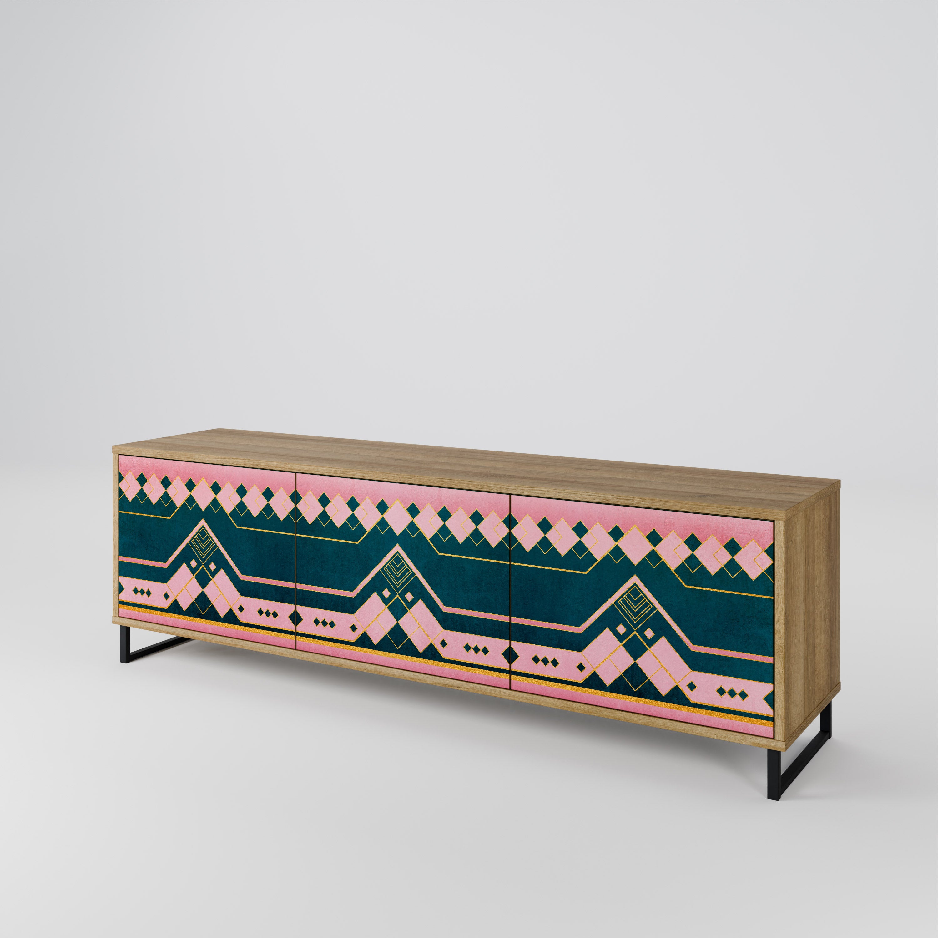 ROYAL COMPOSITION Mueble de TV de 3 Puertas