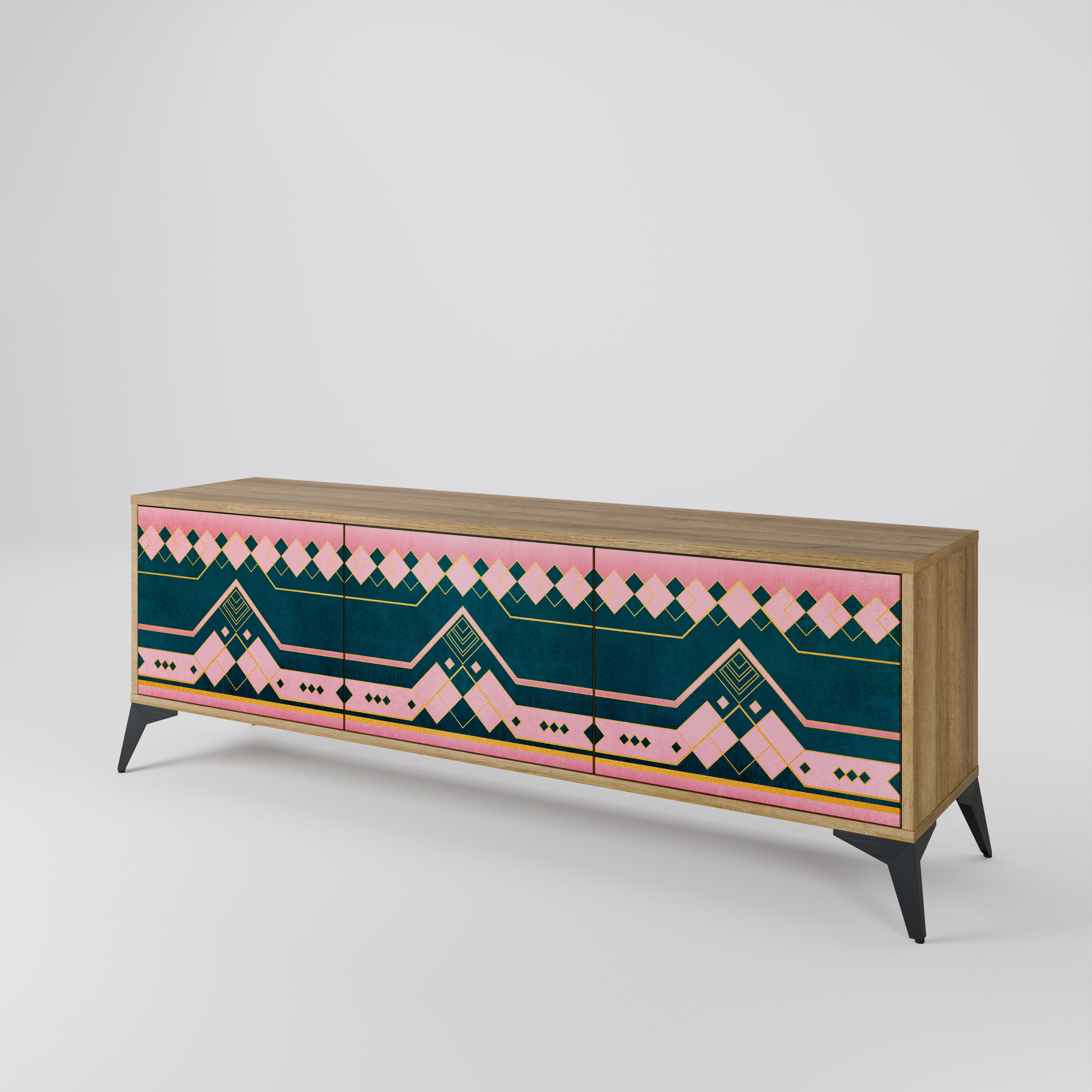 ROYAL COMPOSITION Mueble de TV de 3 Puertas