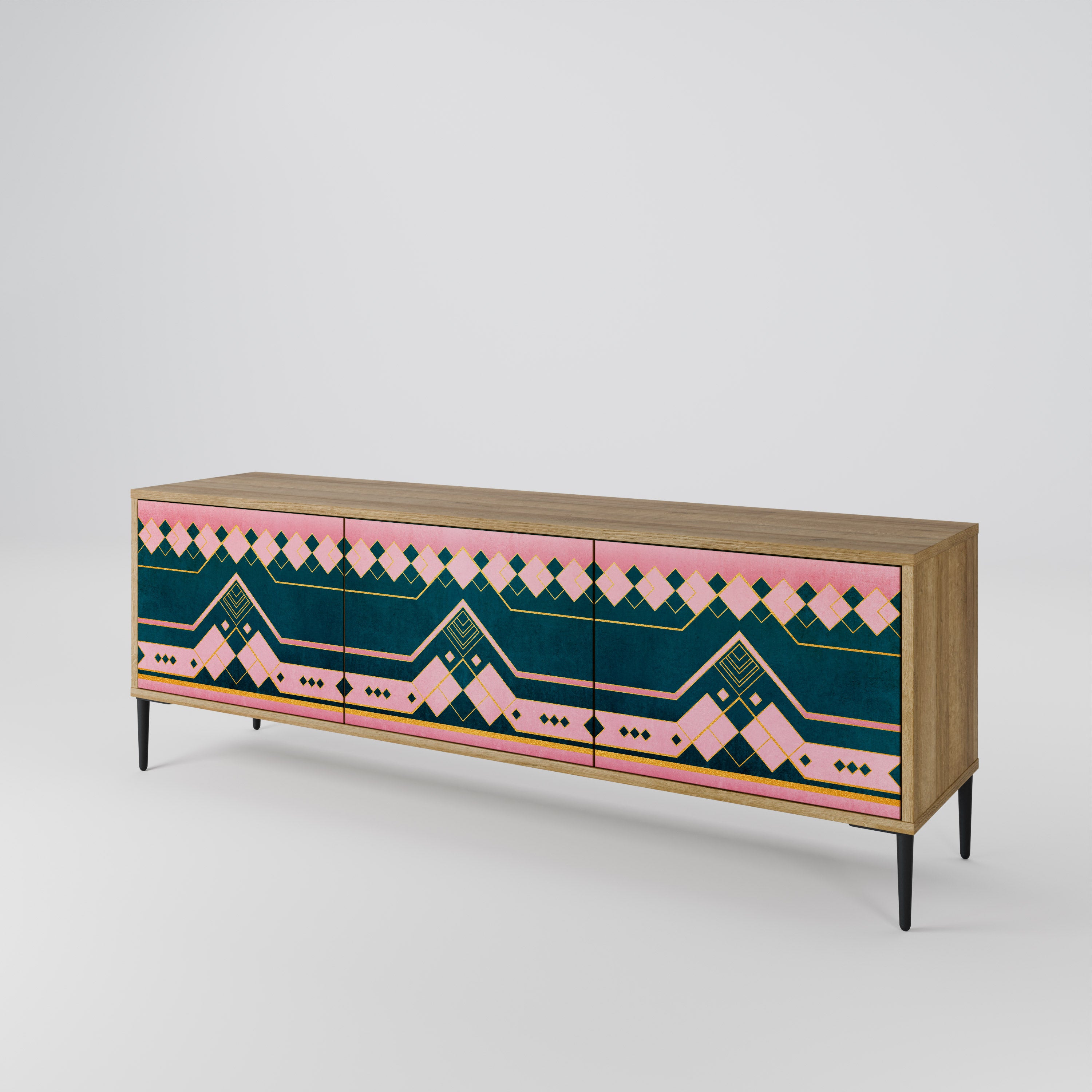 ROYAL COMPOSITION Mueble de TV de 3 Puertas