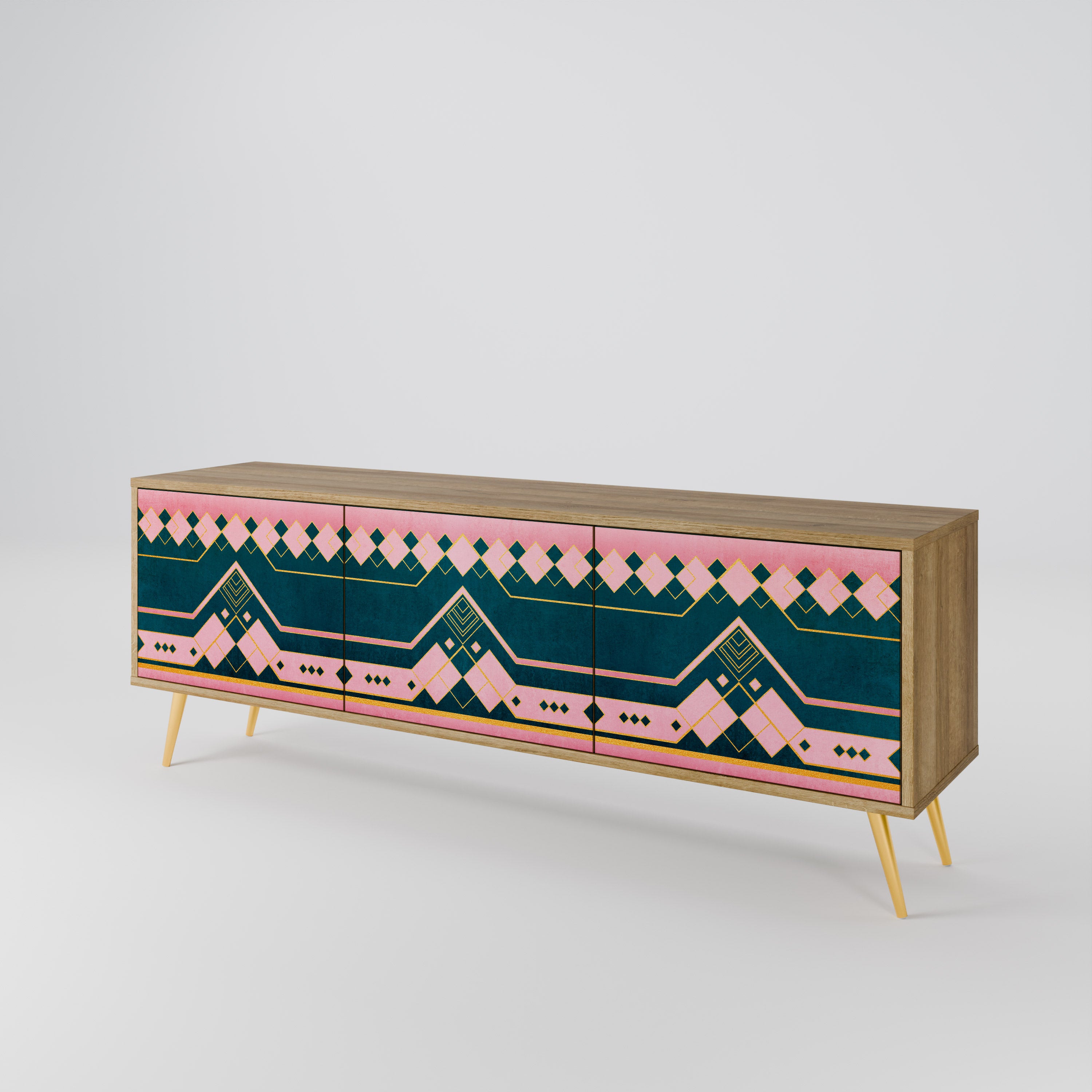 ROYAL COMPOSITION Mueble de TV de 3 Puertas