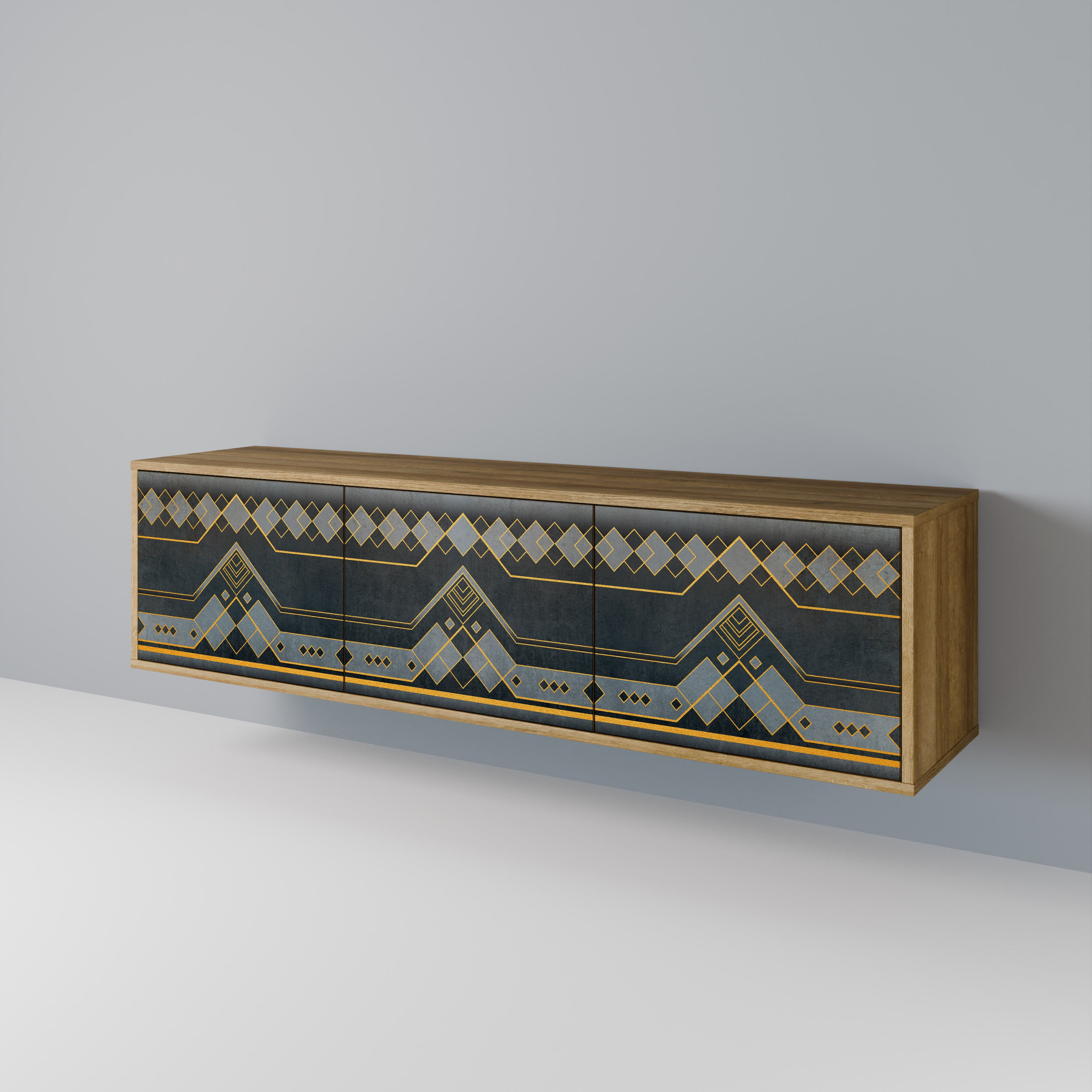 ROYAL ORDINARINESS Mueble de TV de 3 Puertas