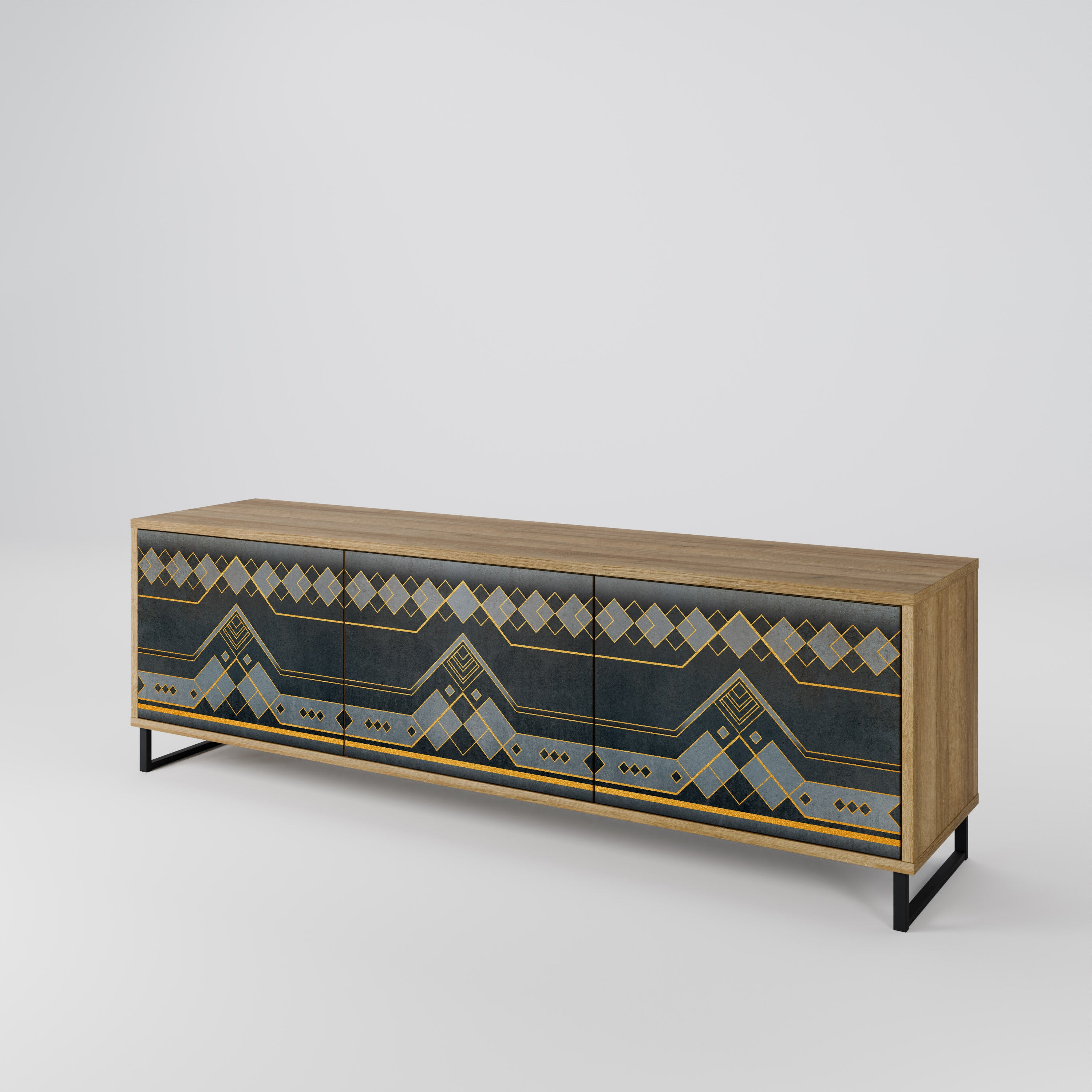 ROYAL ORDINARINESS Mueble de TV de 3 Puertas