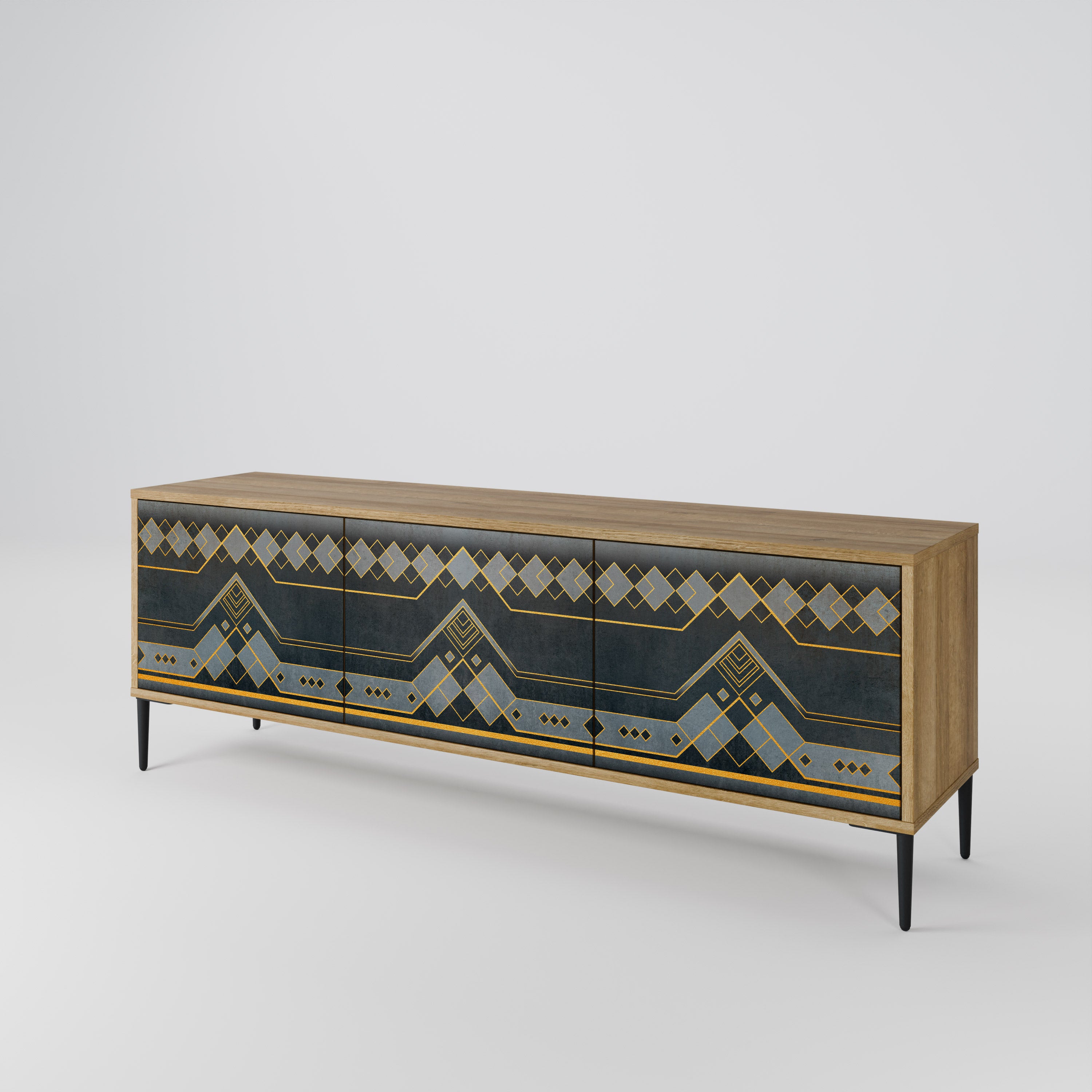 ROYAL ORDINARINESS Mueble de TV de 3 Puertas