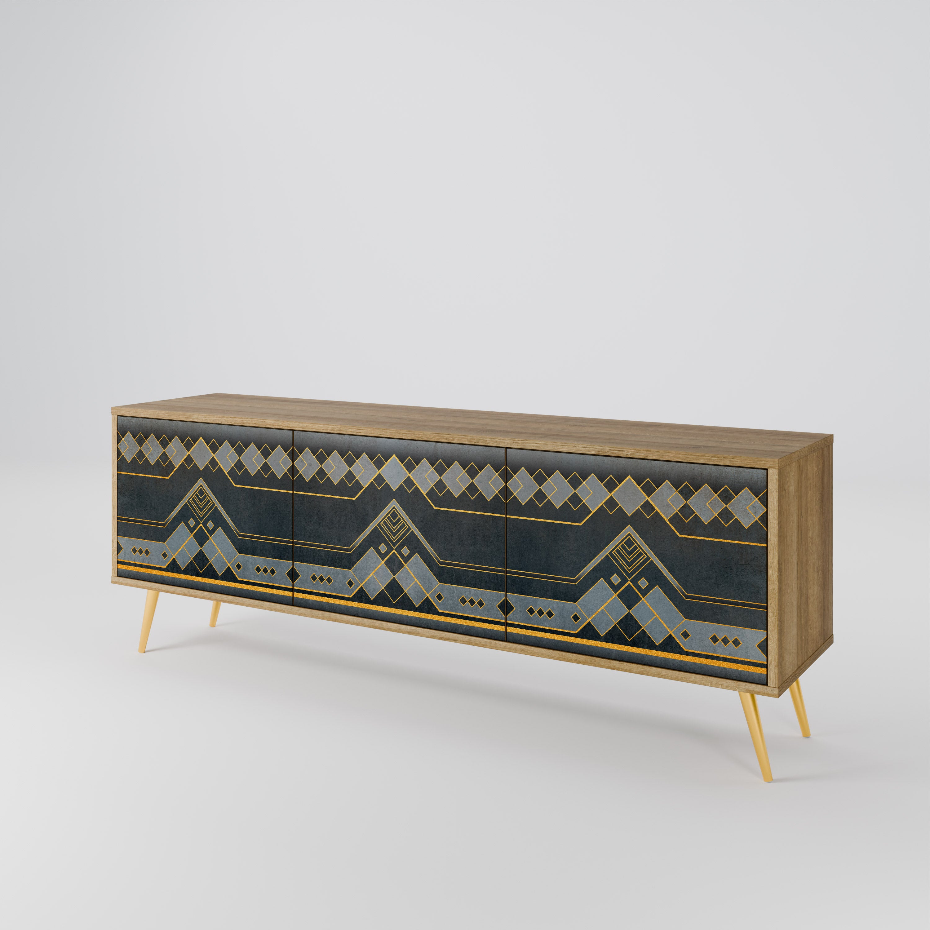 ROYAL ORDINARINESS Mueble de TV de 3 Puertas