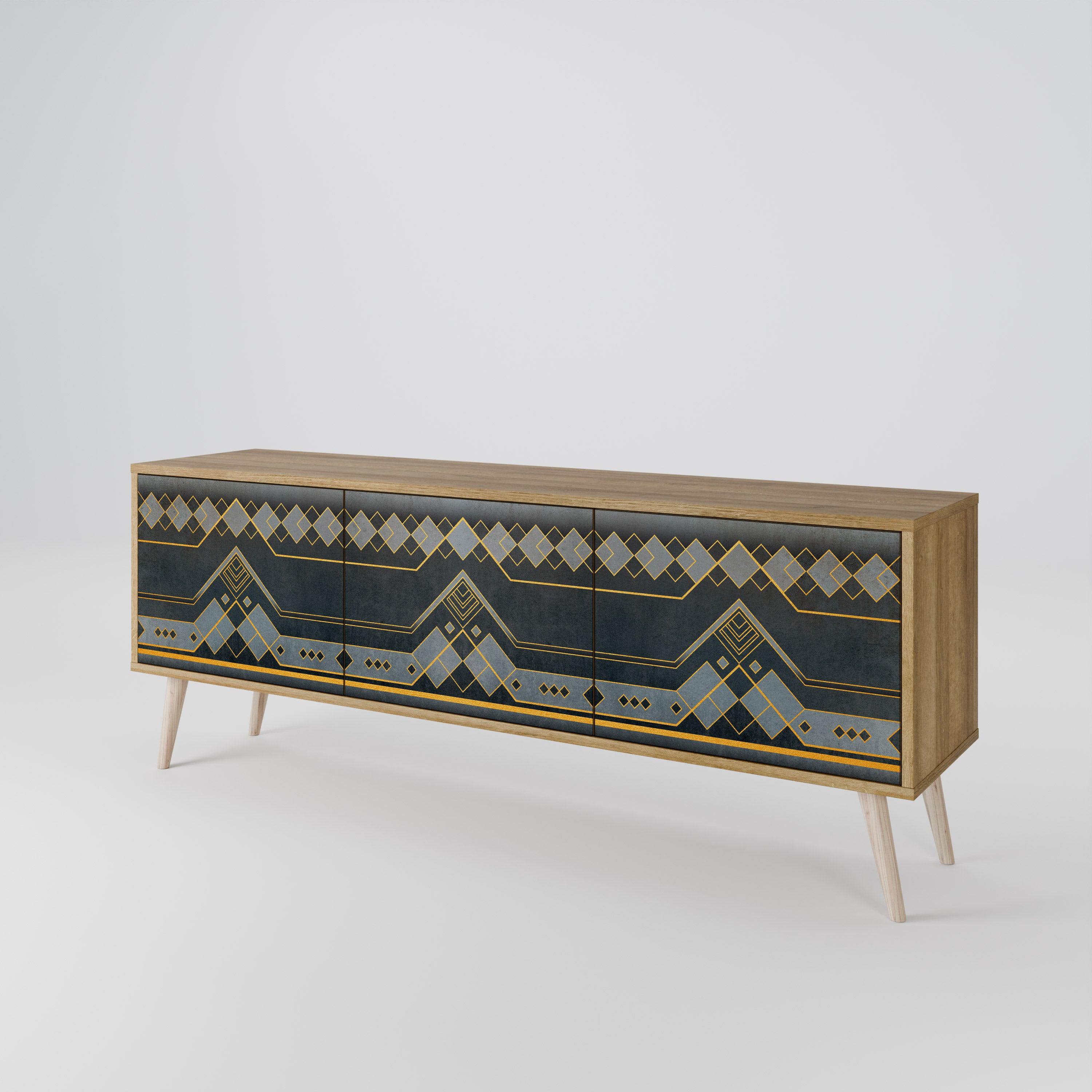 ROYAL ORDINARINESS Mueble de TV de 3 Puertas