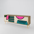 GEOMETRIC RHAPSODY 3-Door TV Cabinet